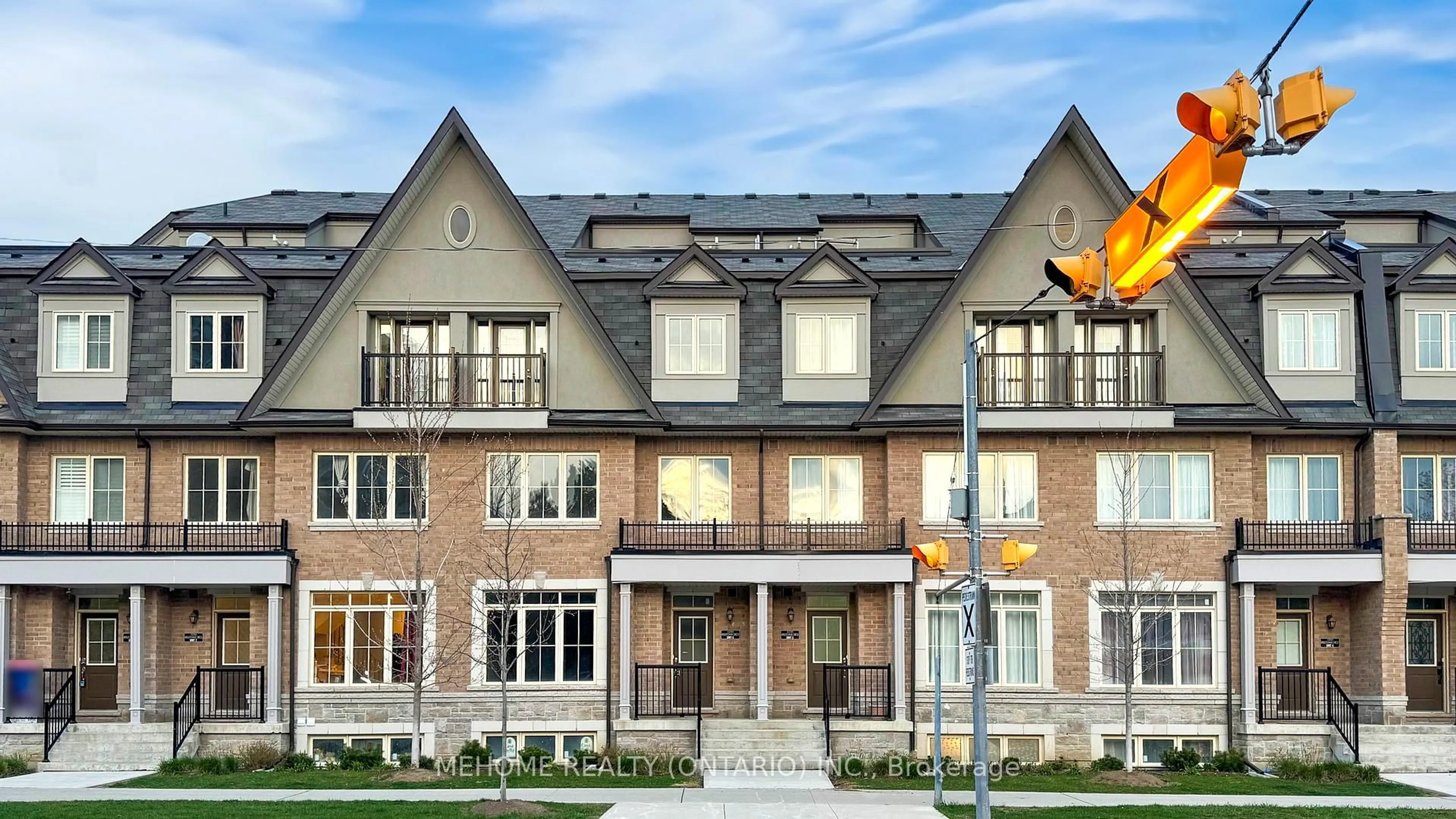 Home with brick exterior material, street for 1251 Bridletowne Circ #6, Toronto Ontario M1W 1S7