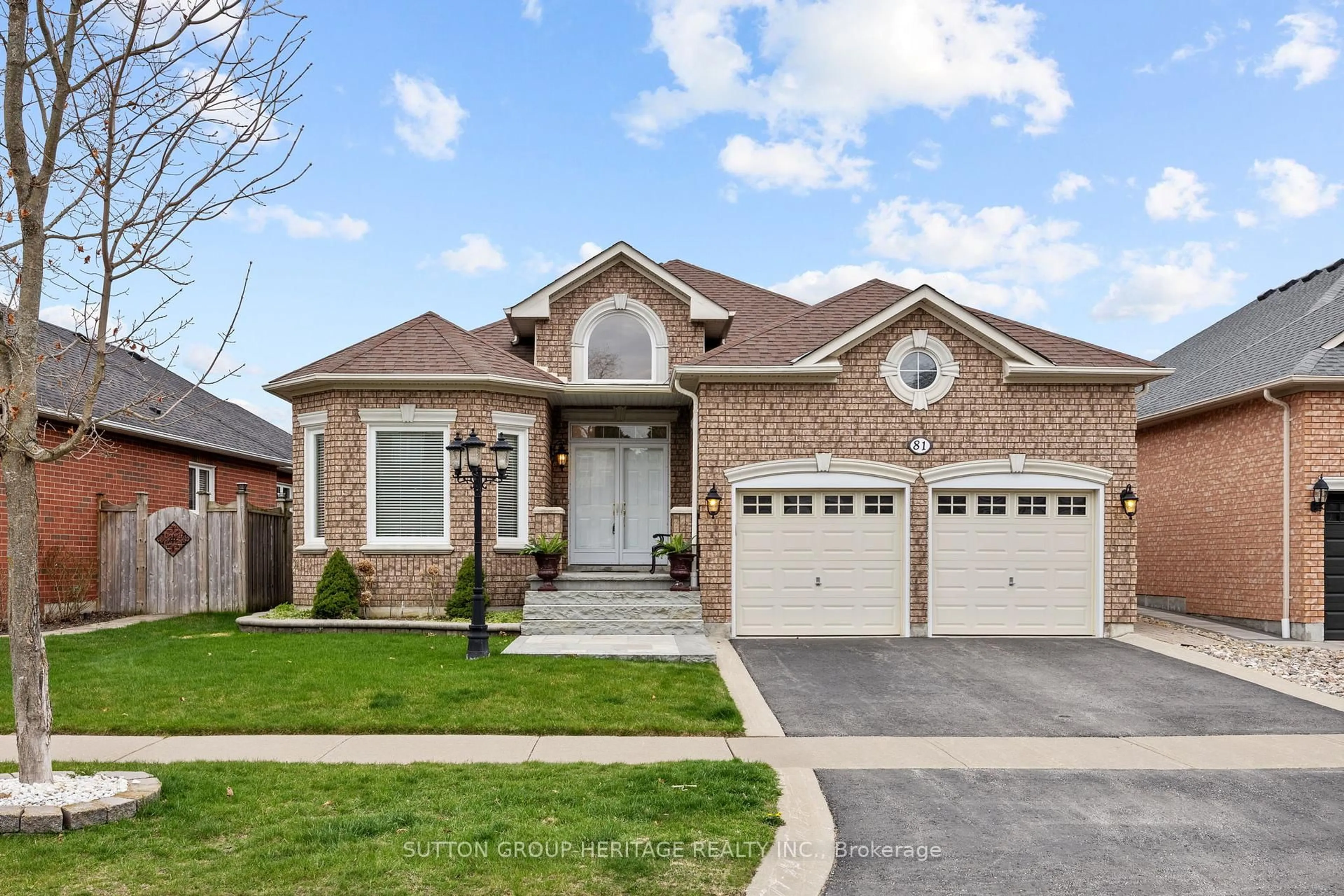 Home with brick exterior material, street for 81 Sonley Dr, Whitby Ontario L1R 3R4