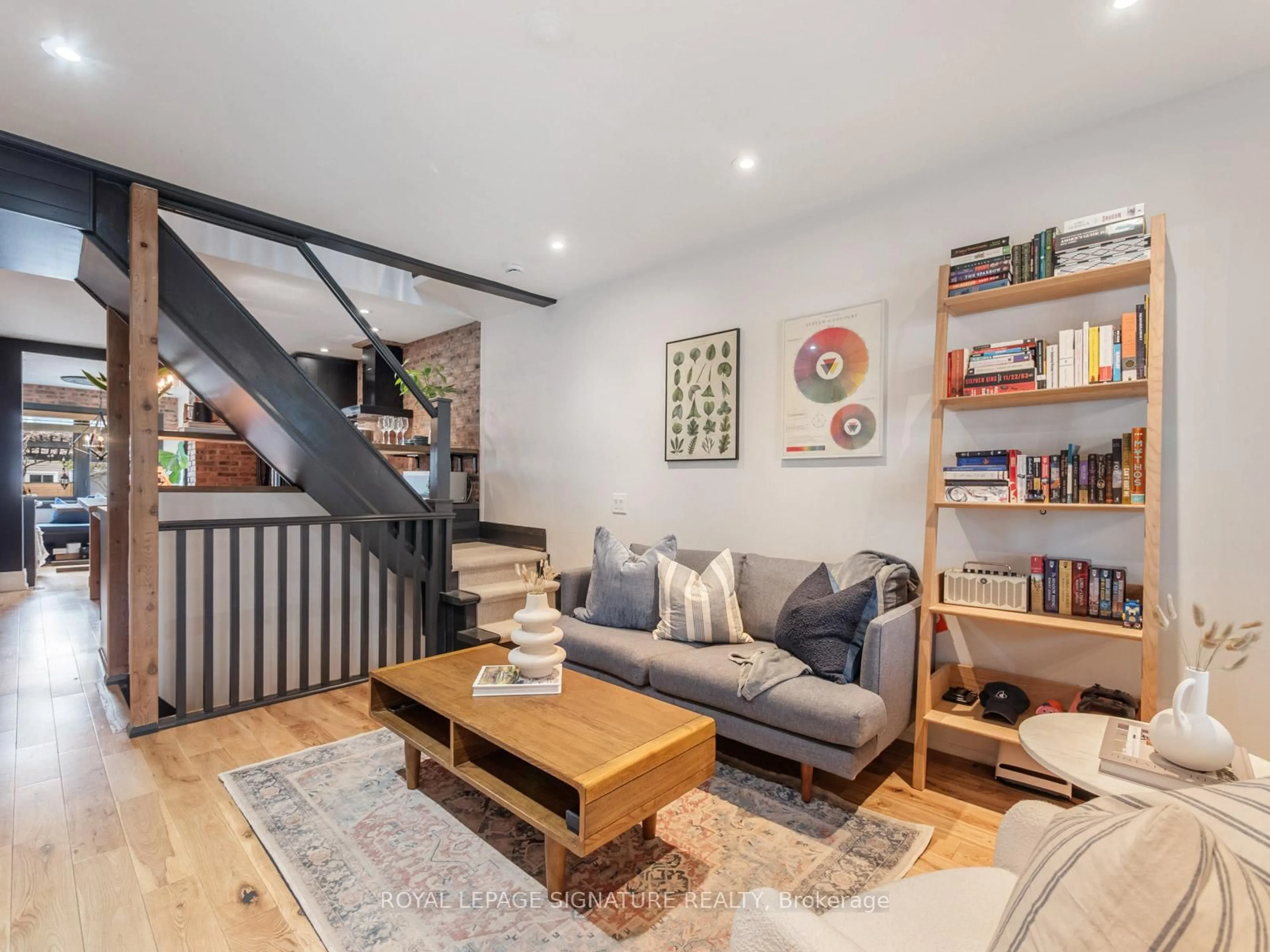 Living room with furniture, unknown for 288 Rhodes Ave, Toronto Ontario M4L 3A3