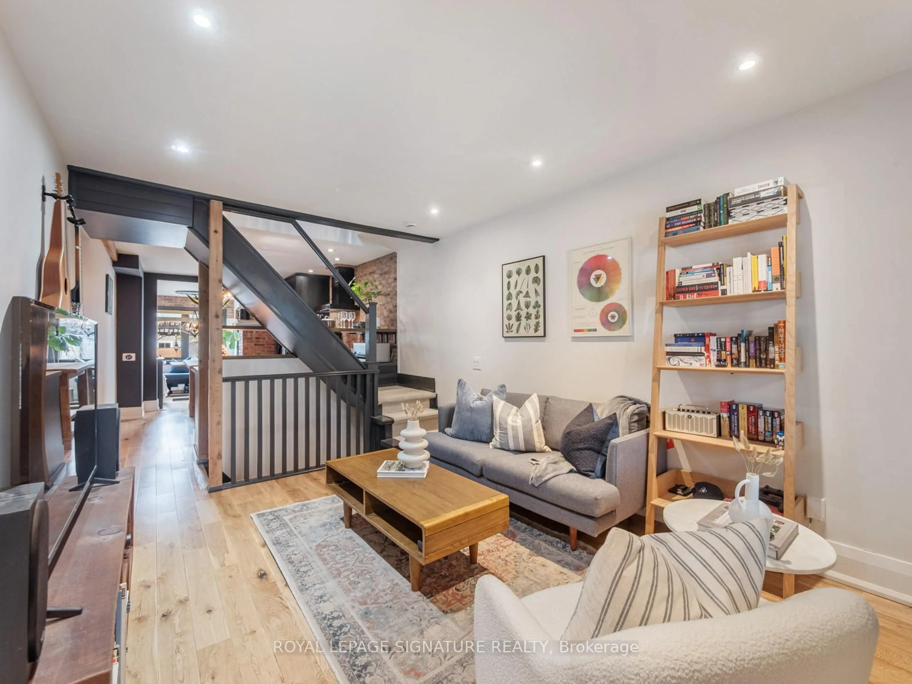Living room with furniture, unknown for 288 Rhodes Ave, Toronto Ontario M4L 3A3