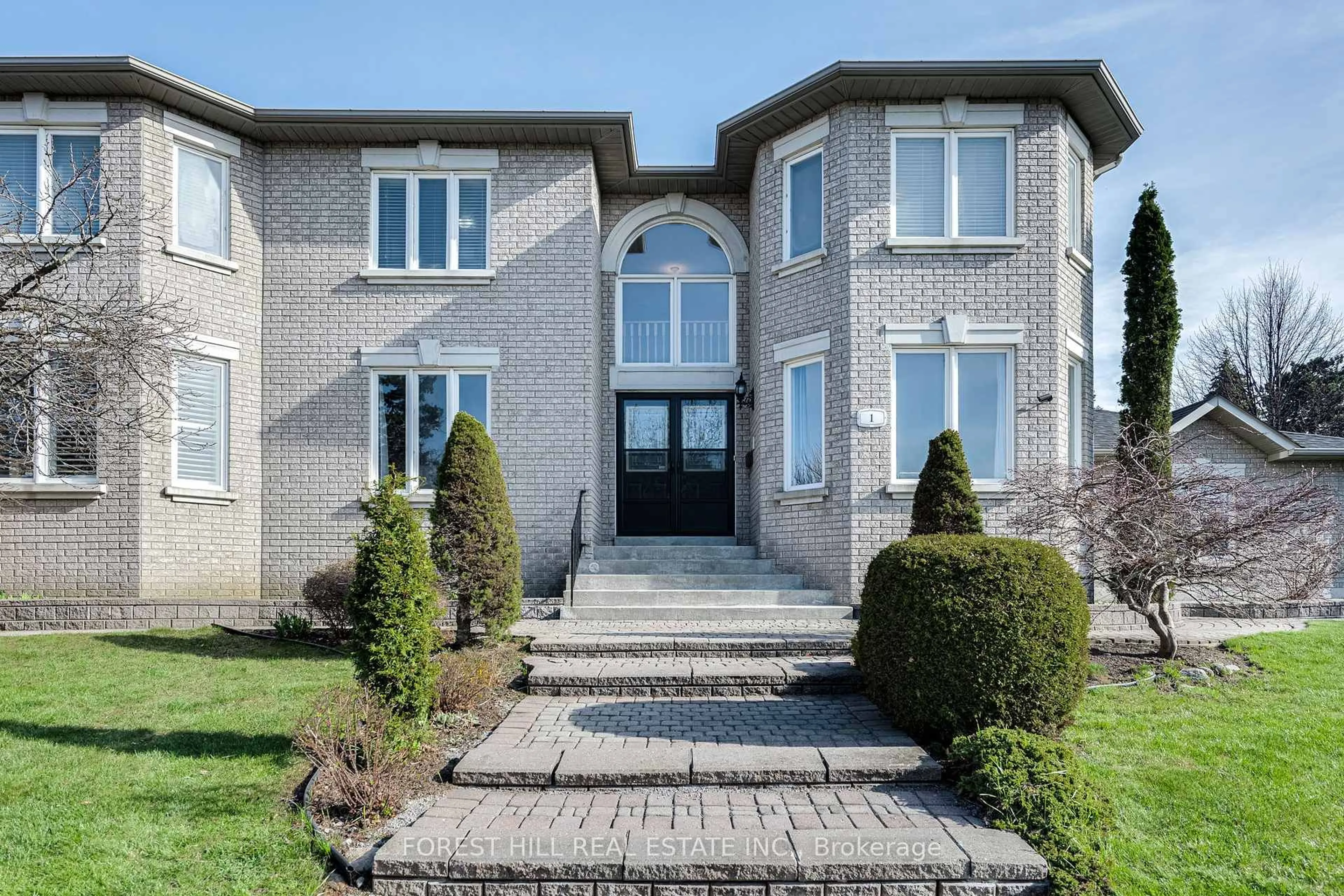 Home with brick exterior material, building for 1 Karina Rd, Toronto Ontario M1C 5H9