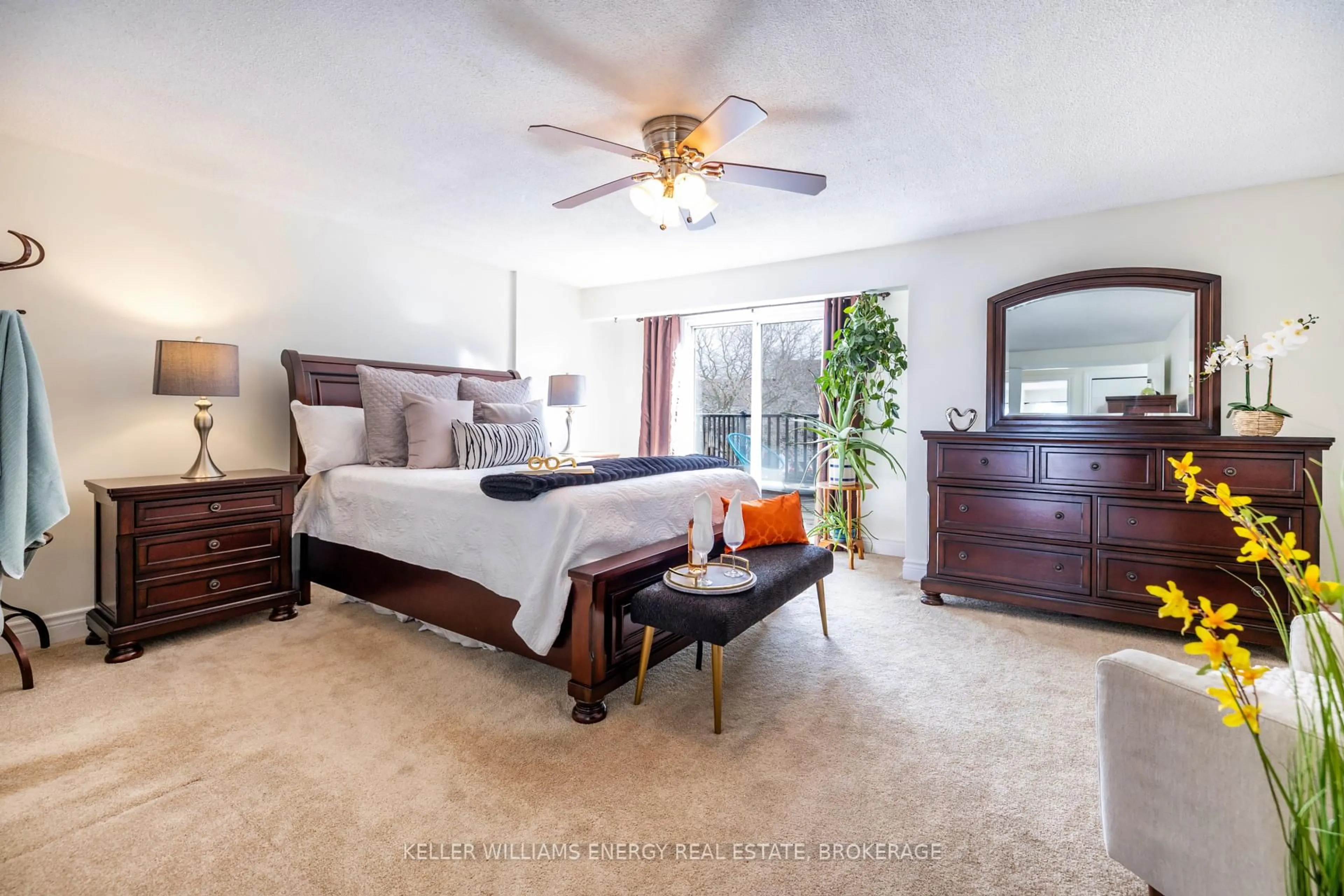 Bedroom with bed, ceramic/tile floor for 107 Bellefontaine St, Toronto Ontario M1S 4E7