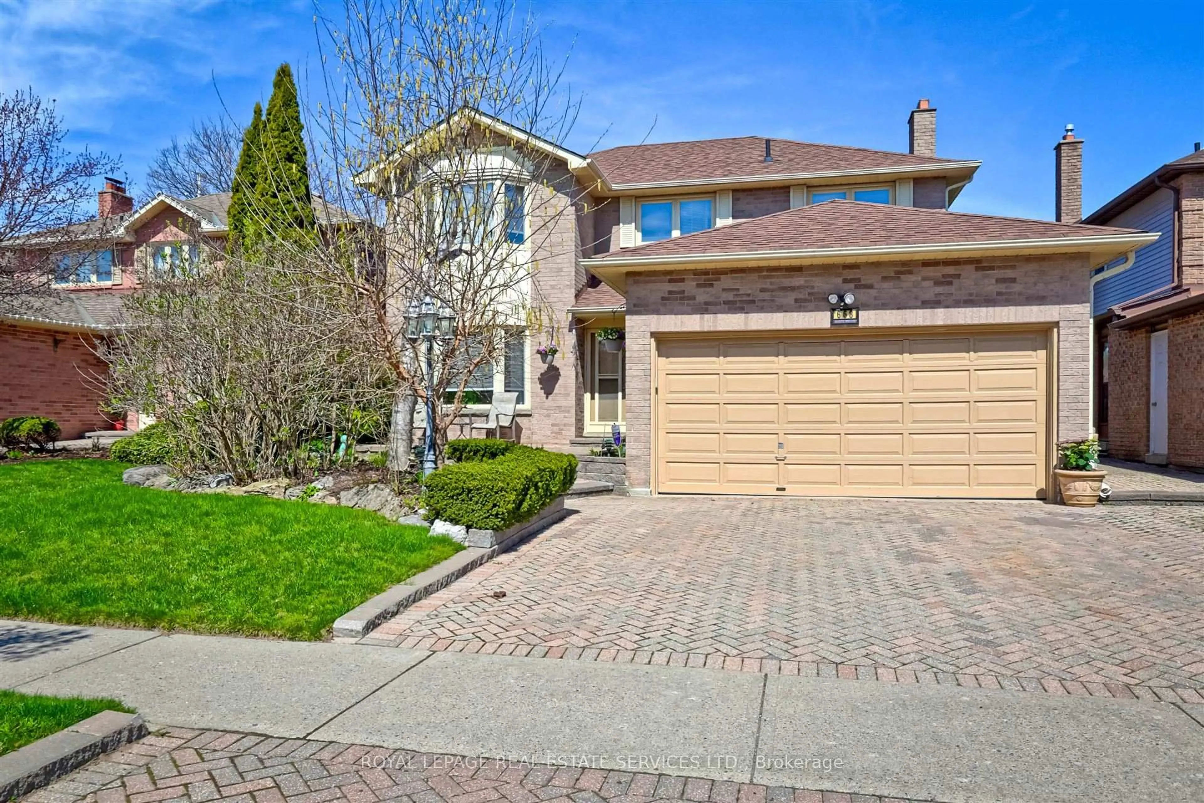 Home with brick exterior material, street for 668 Amaretto Ave, Pickering Ontario L1X 1M5