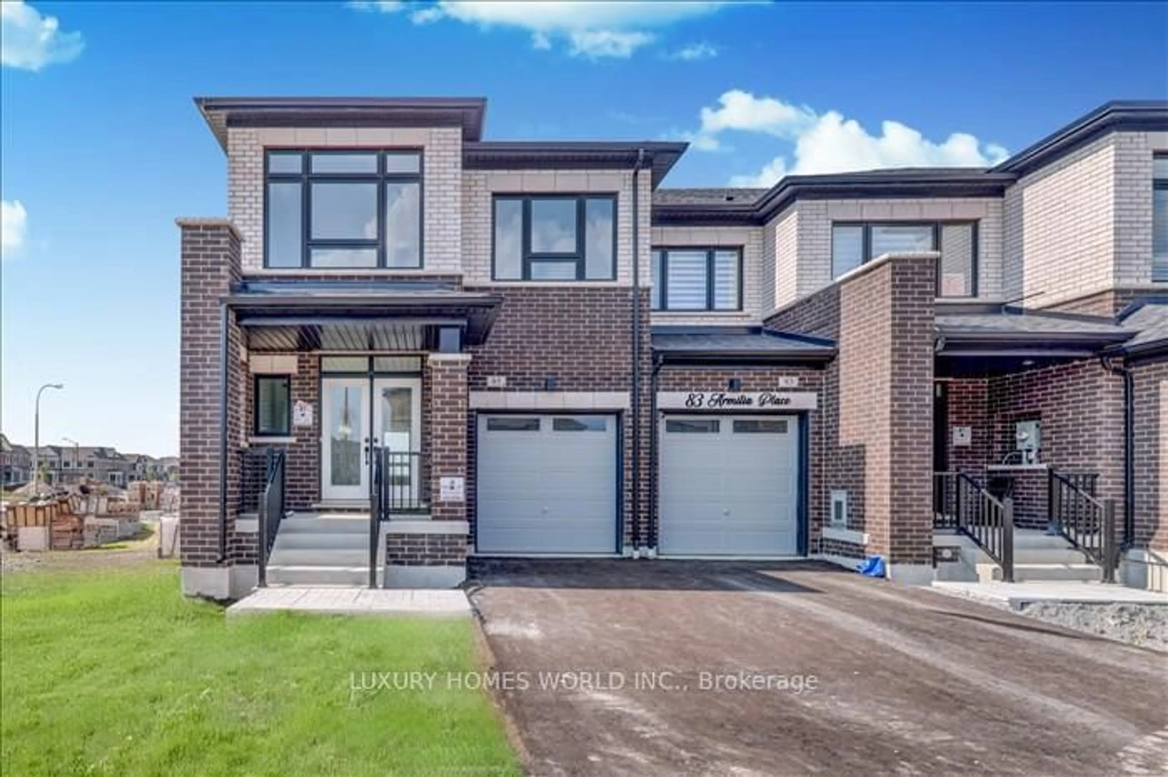 Home with brick exterior material, street for 85 Armilia Pl, Whitby Ontario L1P 0P7
