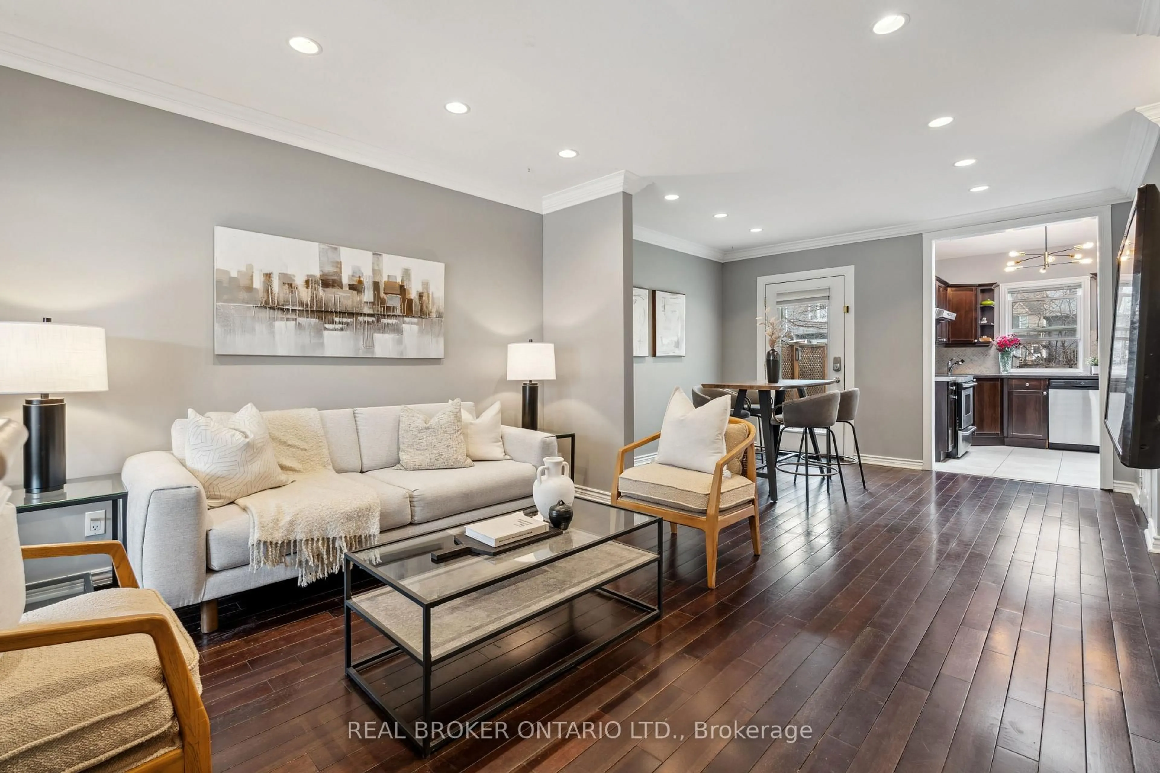 Living room with furniture, unknown for 368 Cedarvale Ave, Toronto Ontario M4C 4K6