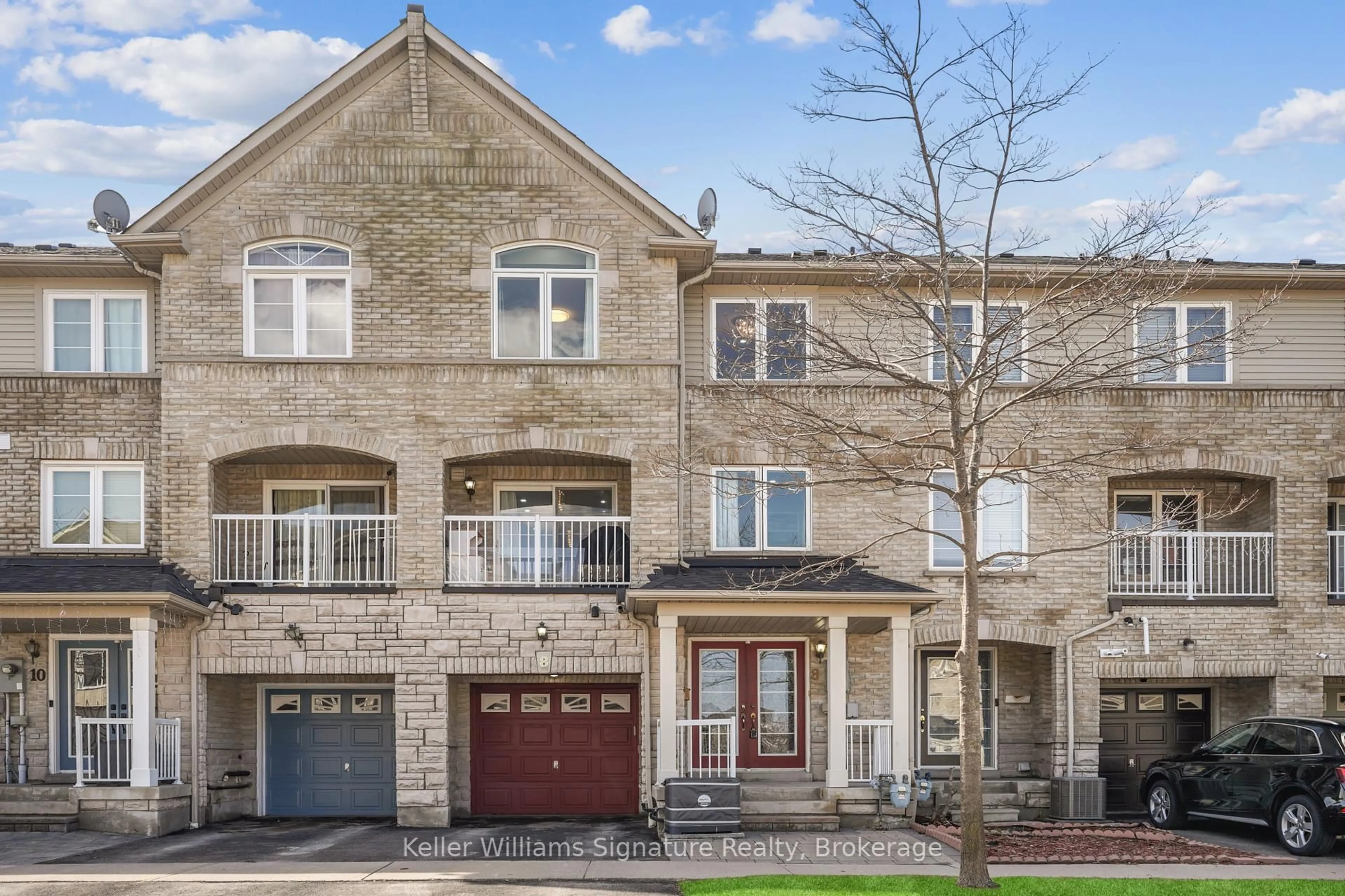 Home with brick exterior material, street for 8 Talbotshire St, Ajax Ontario L1S 0A6