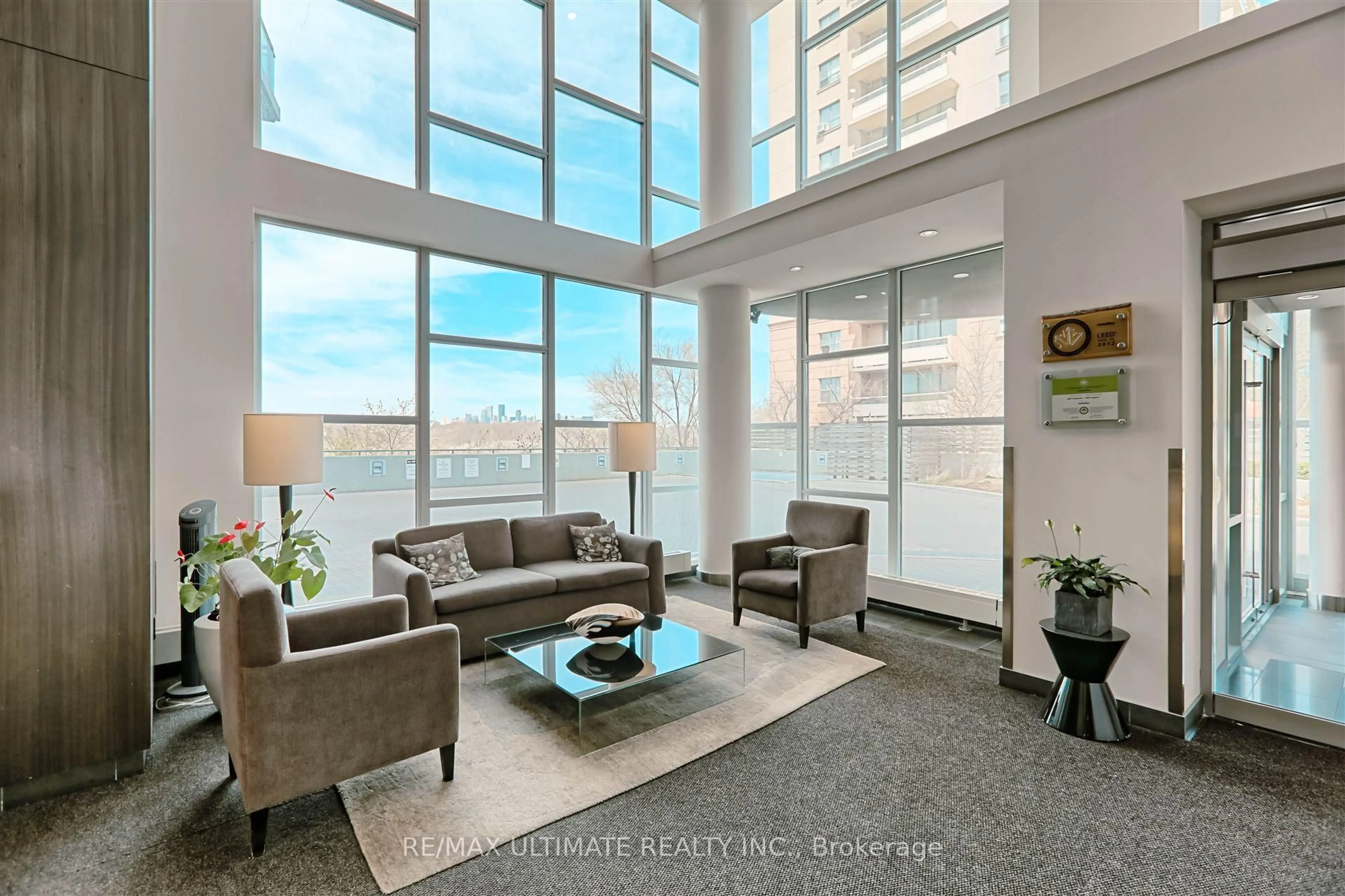 Living room with furniture, unknown for 1048 Broadview Ave #1604, Toronto Ontario M4K 2B8