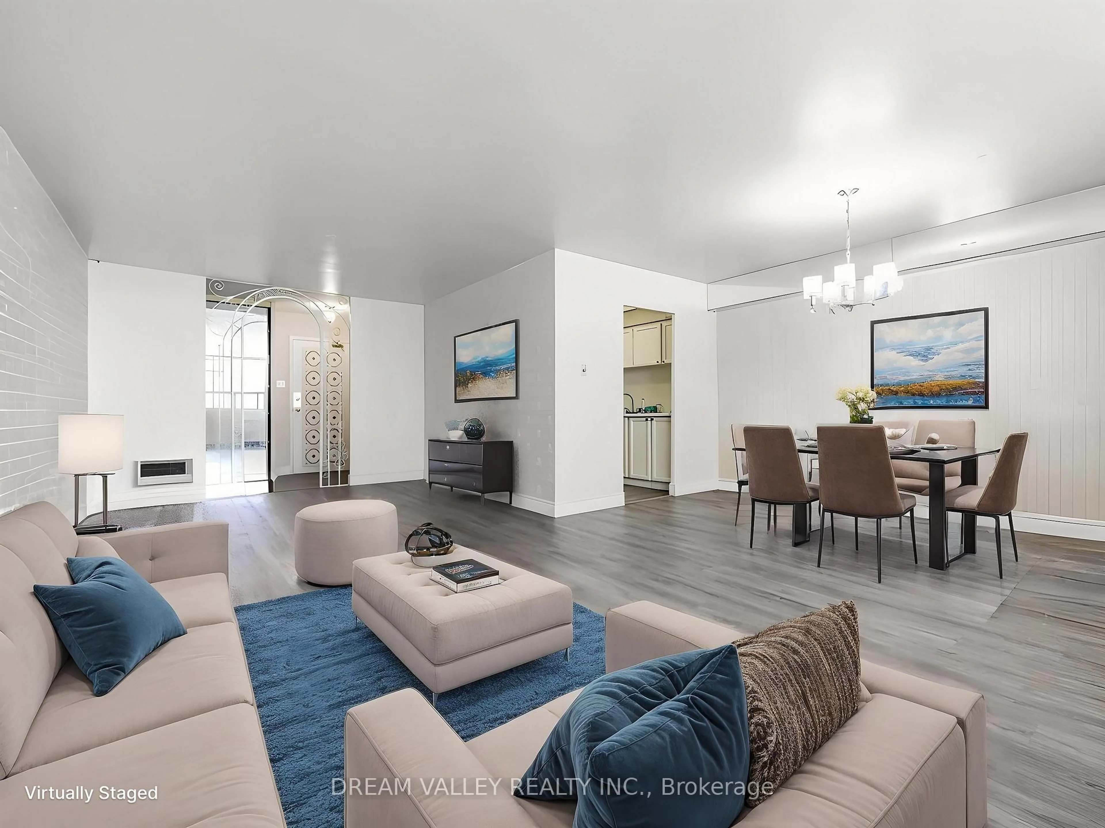 Living room with furniture, unknown for 3420 EGLINTON Ave #505, Toronto Ontario M1J 2H9