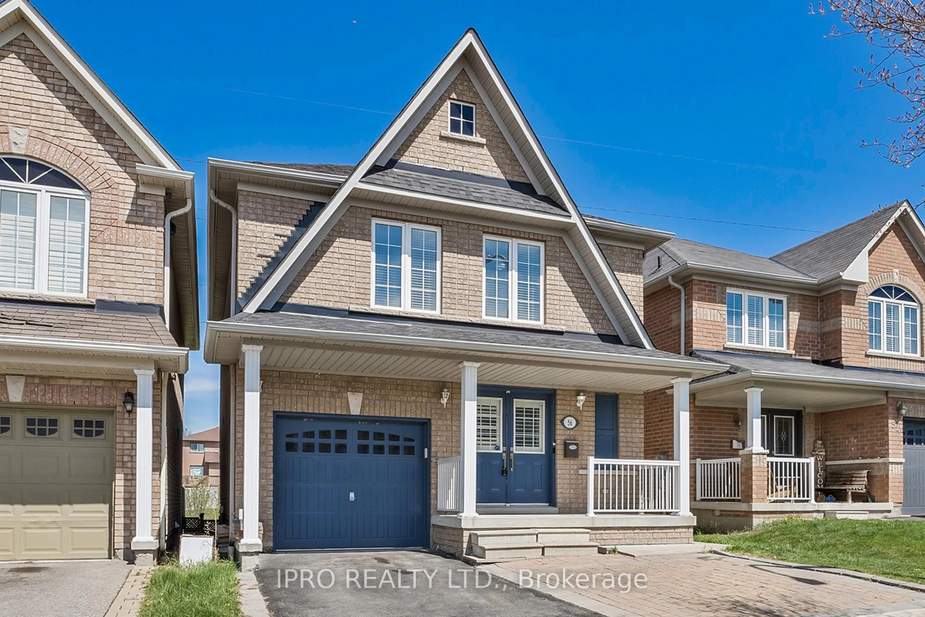 Home with vinyl exterior material, street for 56 Oceanpearl Cres, Whitby Ontario L1N 0C3