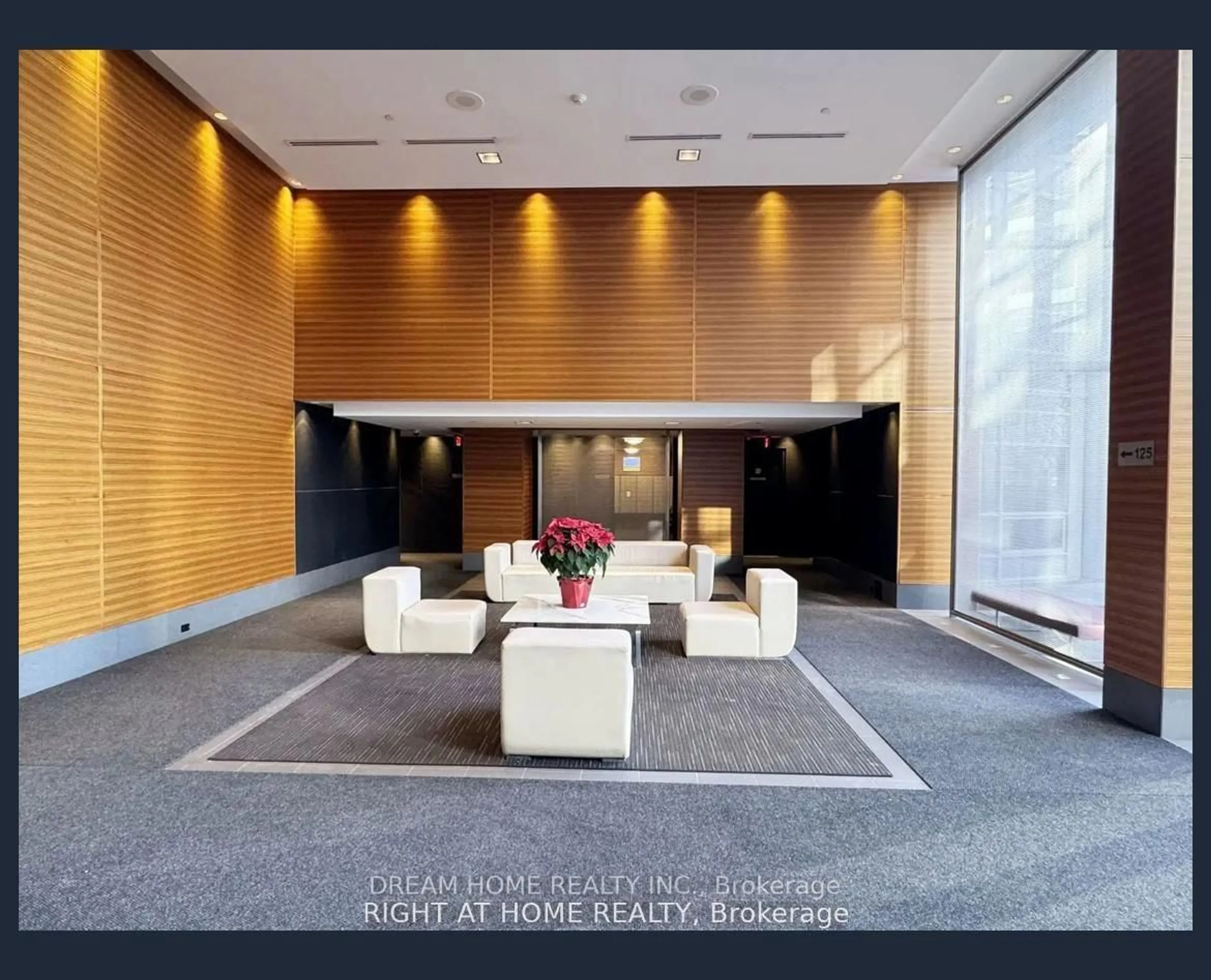 Lobby for 125 Village Green Sq #3703, Toronto Ontario M1S 0G3
