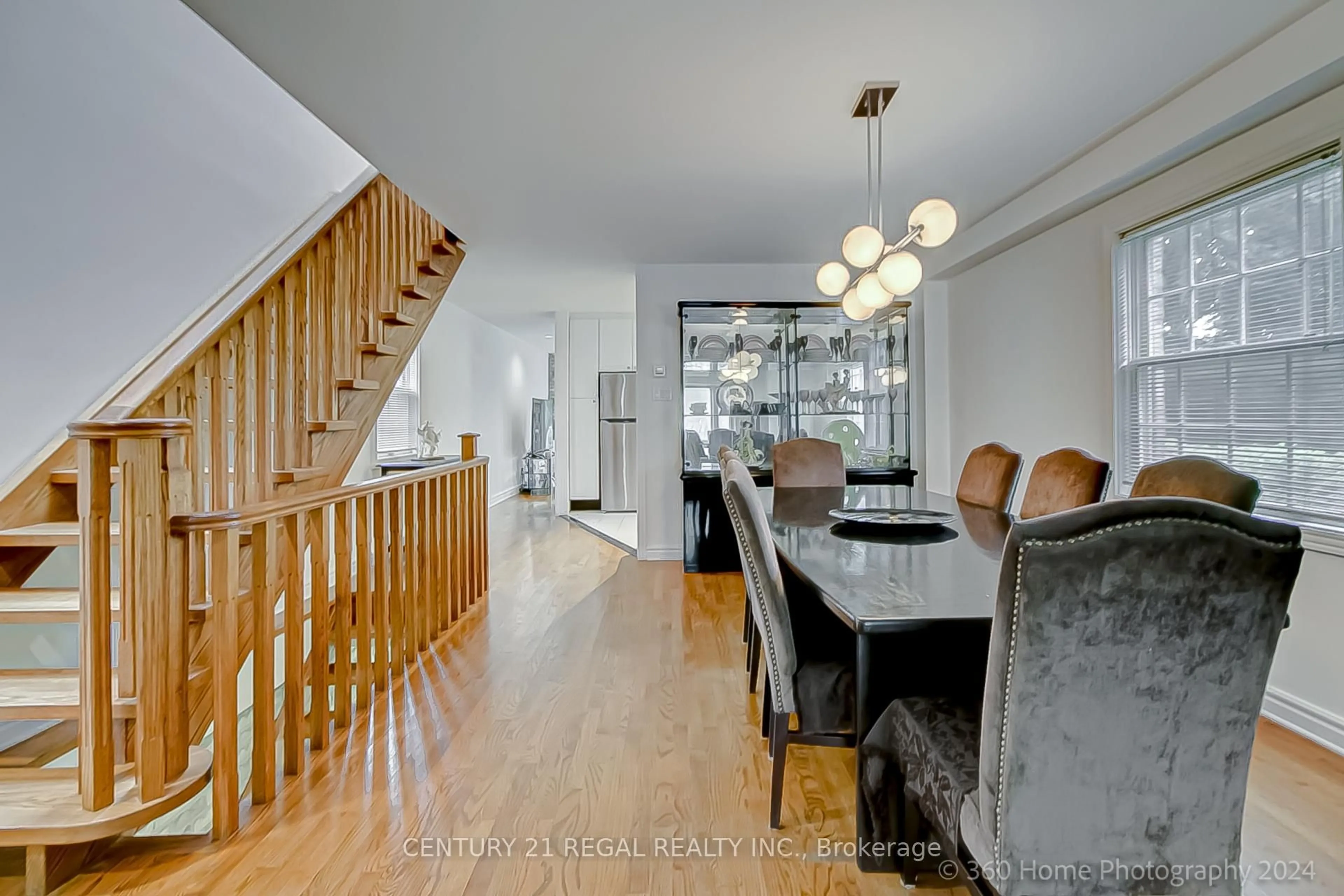 Dining room, wood/laminate floor for 2239 Gerrard St, Toronto Ontario M4E 2C9