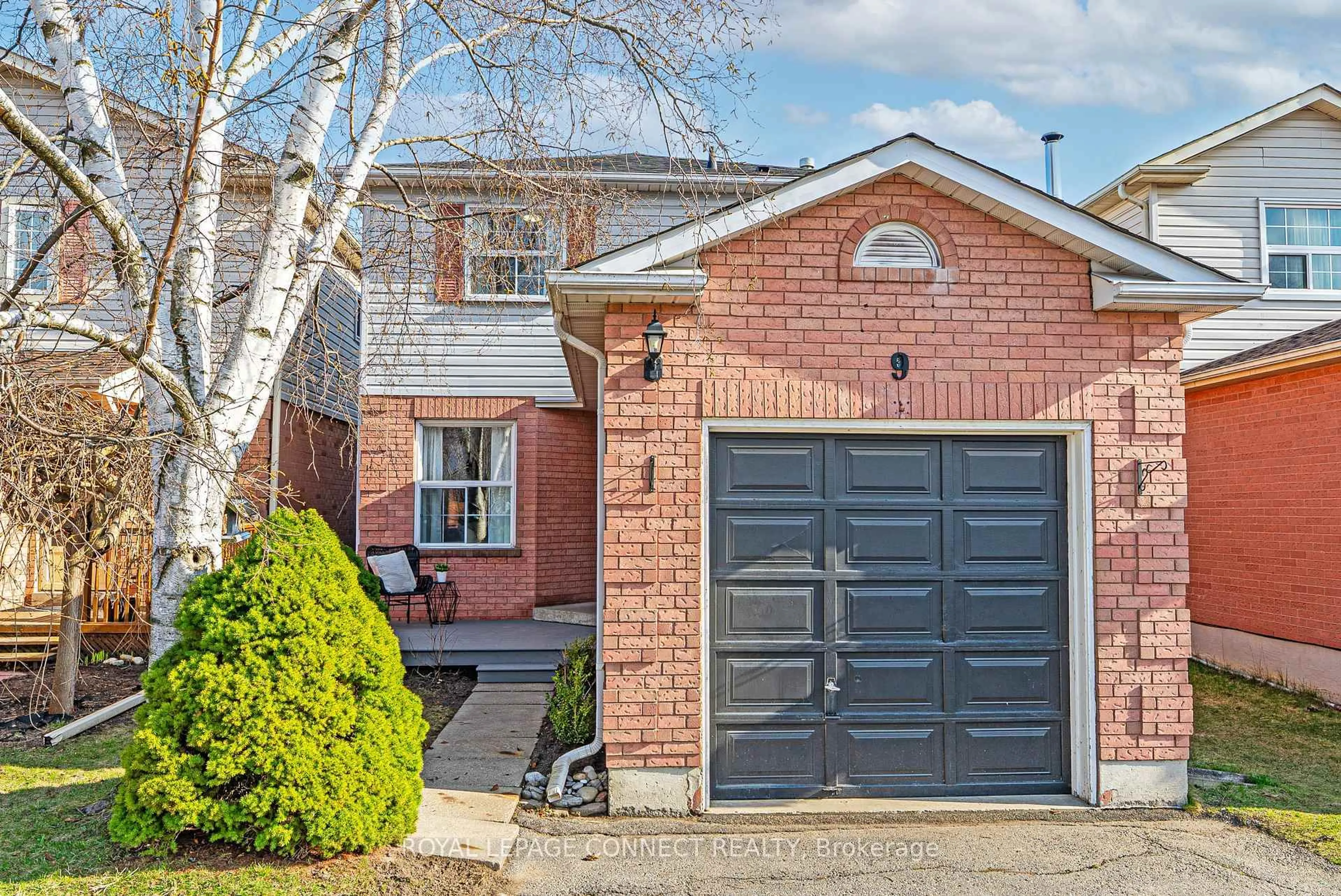 Home with brick exterior material, street for 9 Flaxman Ave, Clarington Ontario L1C 4S5