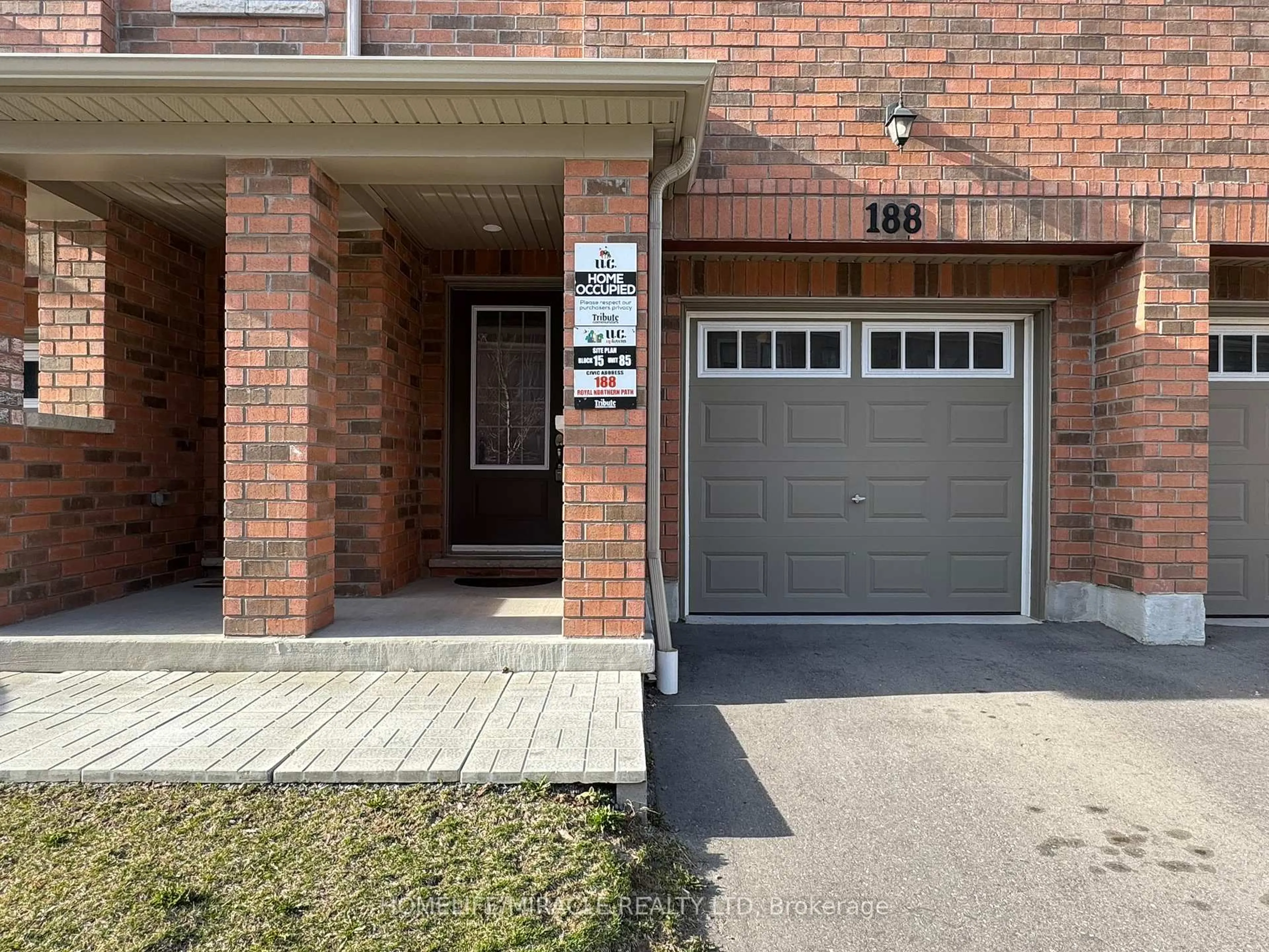 Home with brick exterior material, street for 188 Royal Northern Path #85, Oshawa Ontario L1L 0R6
