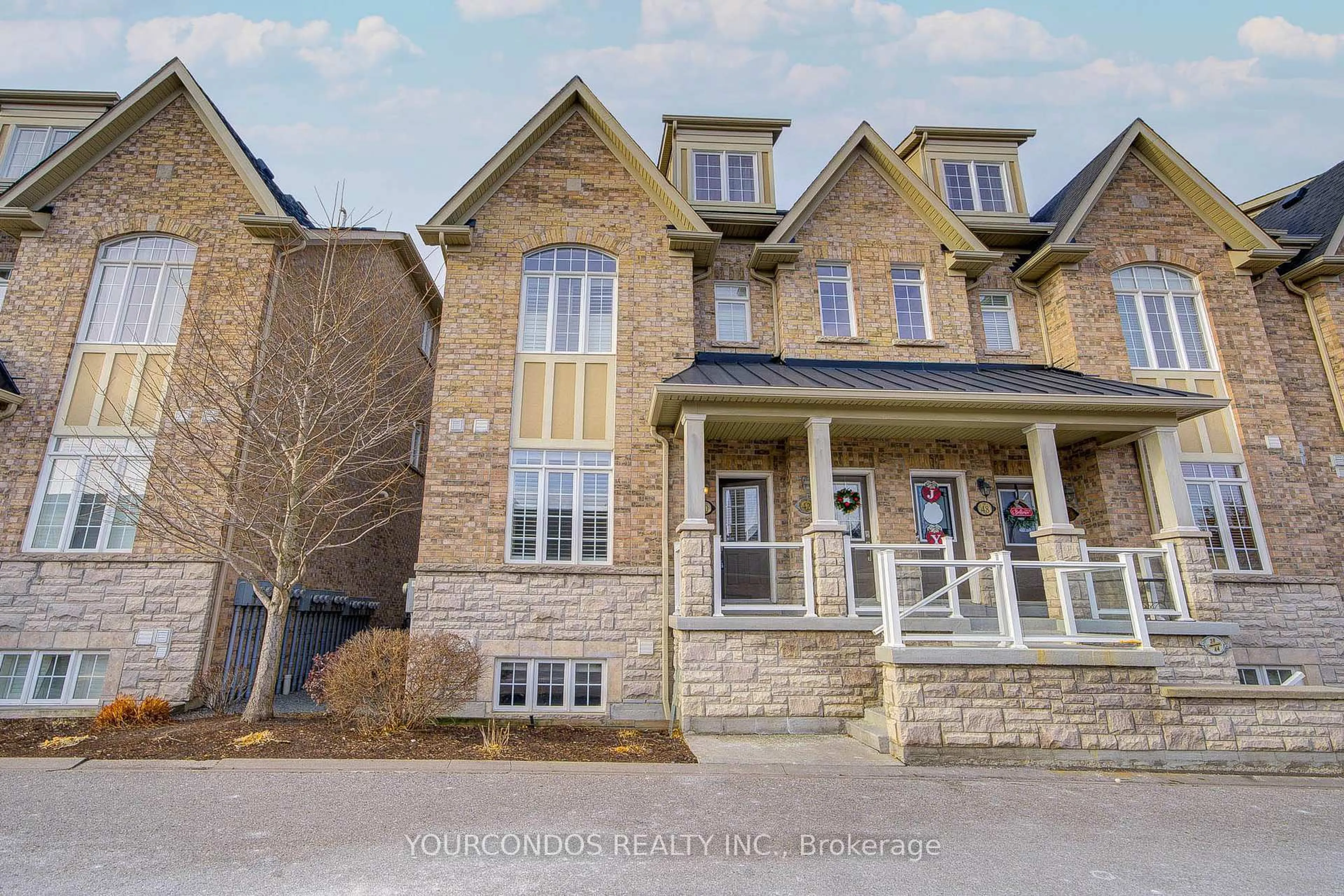 Home with brick exterior material, street for 40 Lovegrove Lane, Ajax Ontario L1S 0E7