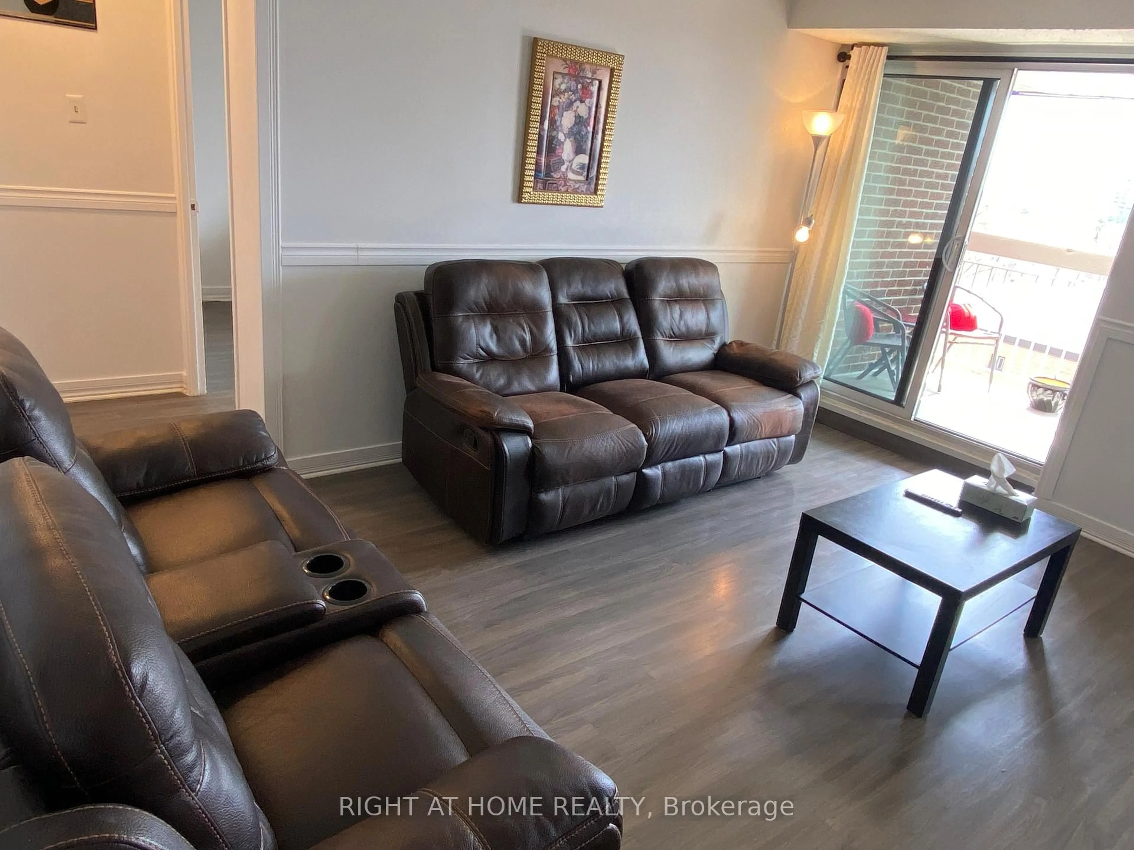 Living room with furniture, unknown for 4060 Lawrence Ave #604, Toronto Ontario M1E 4V5