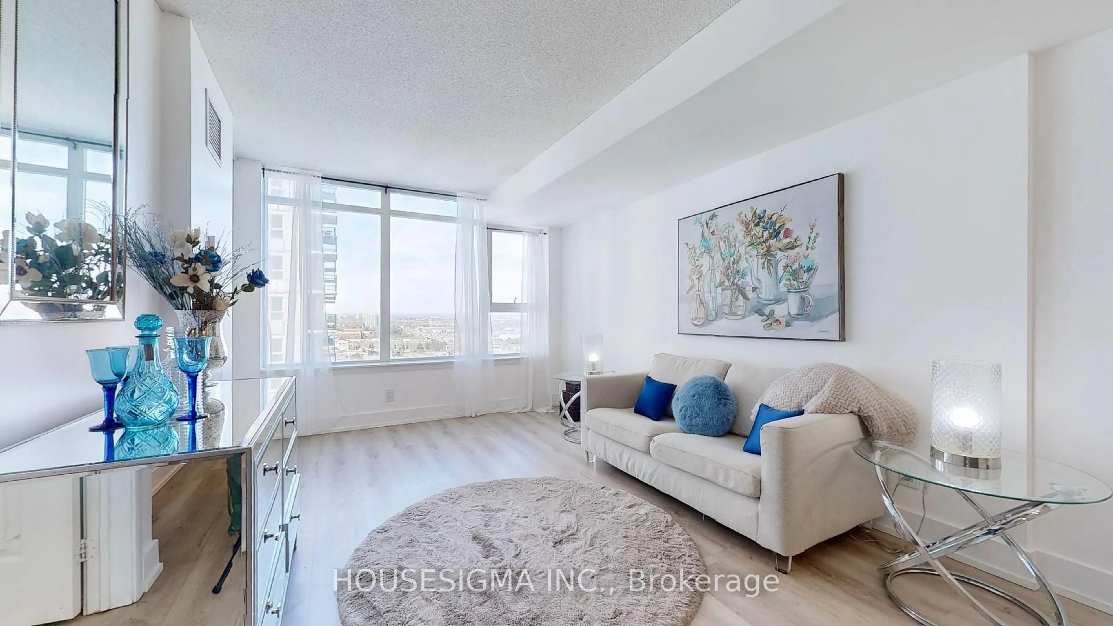 Living room with furniture, unknown for 190 Borough Dr #2211, Toronto Ontario M1P 0B6