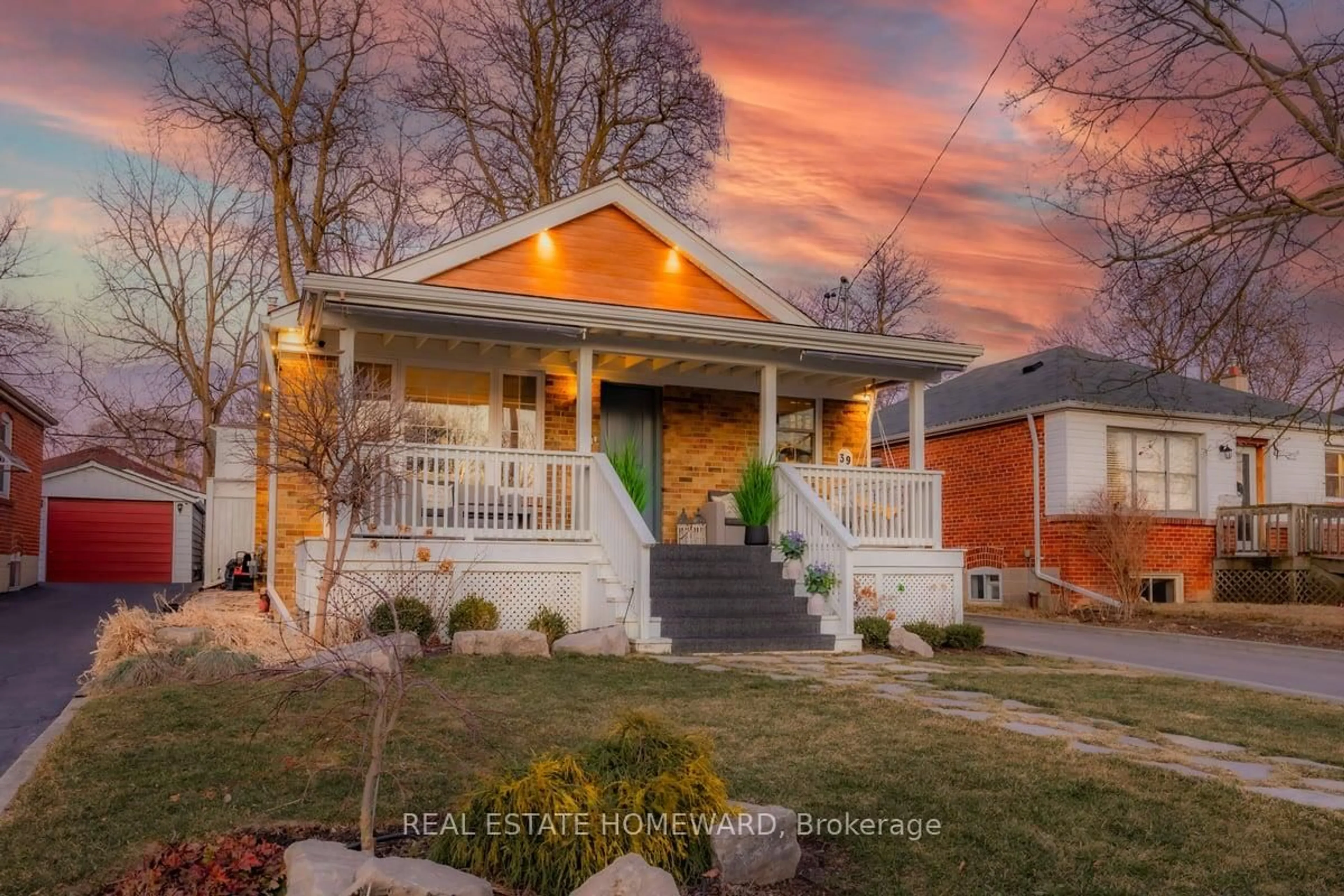 Home with brick exterior material, street for 39 Compton Dr, Toronto Ontario M1R 4A5