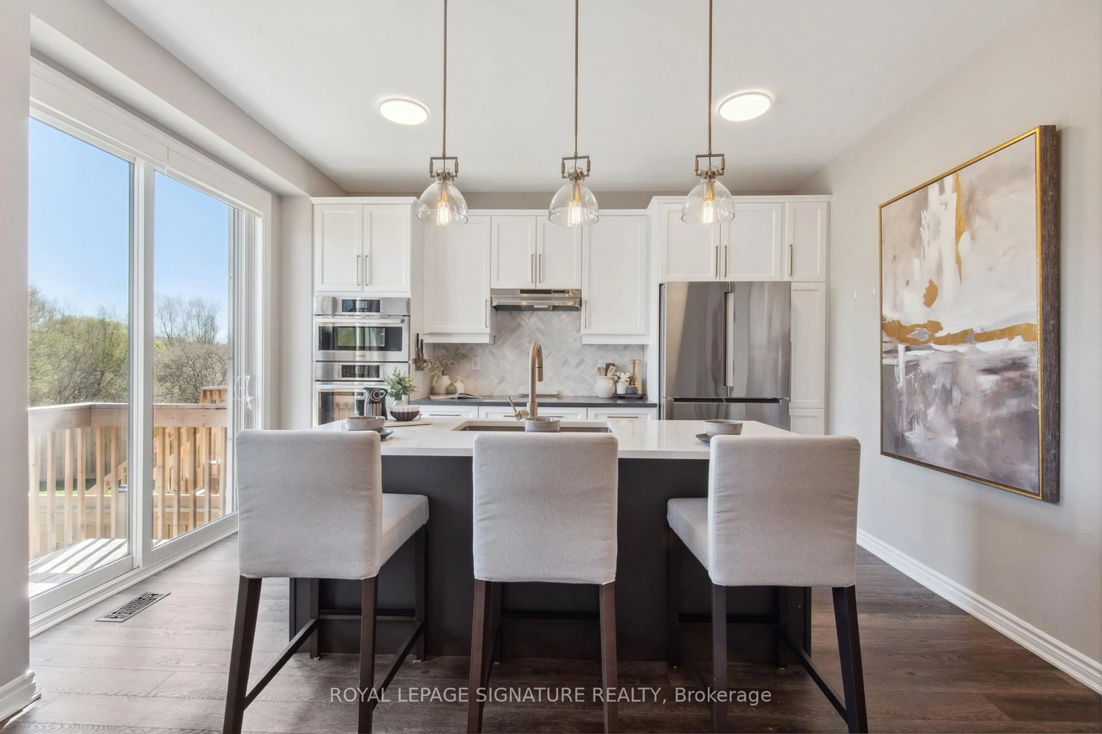 Open concept kitchen, unknown for 94 Barkerville Dr, Whitby Ontario L1P 0L8