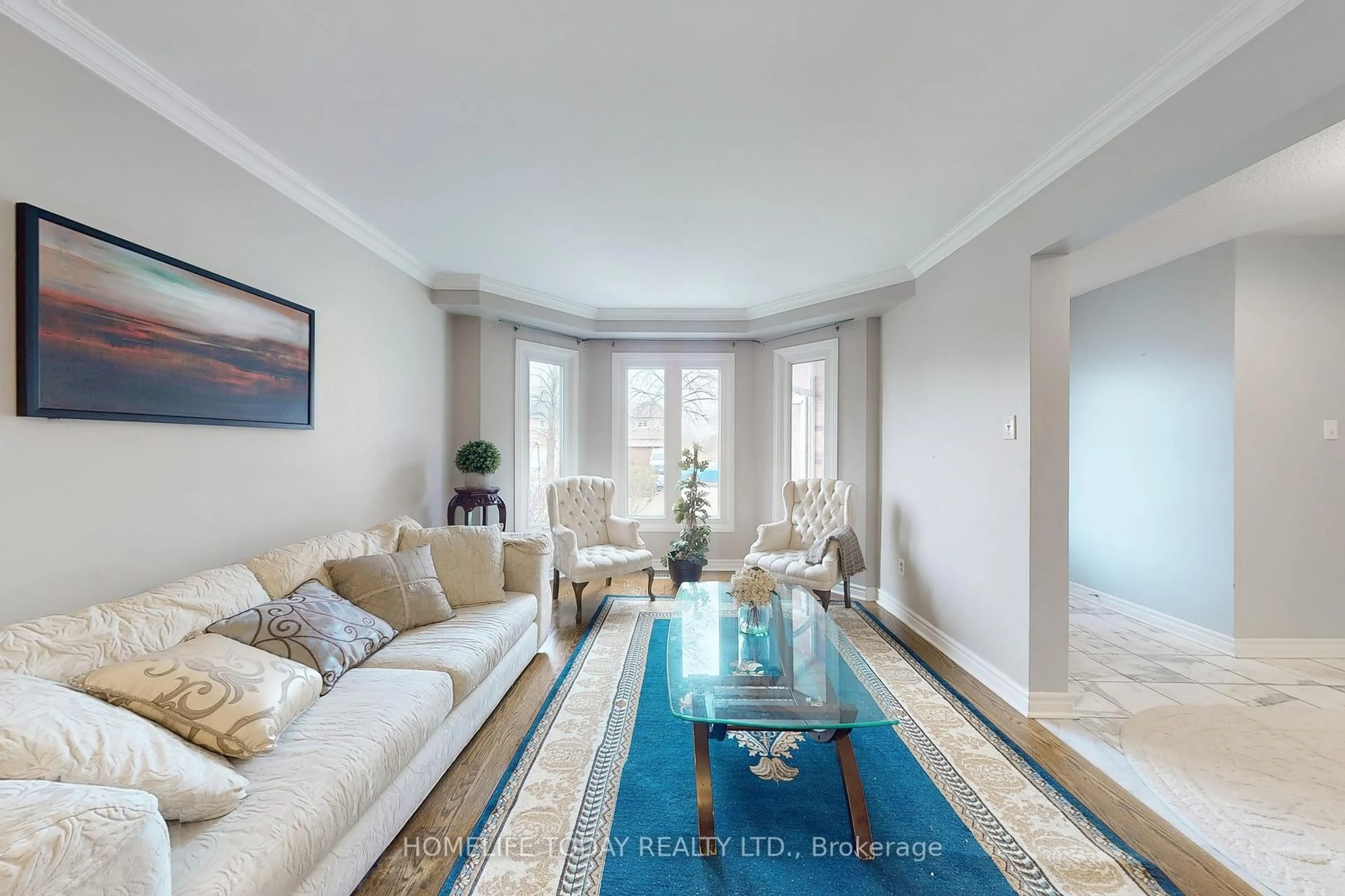 Living room with furniture, unknown for 1604 Deerbrook Dr, Pickering Ontario L1V 5B7