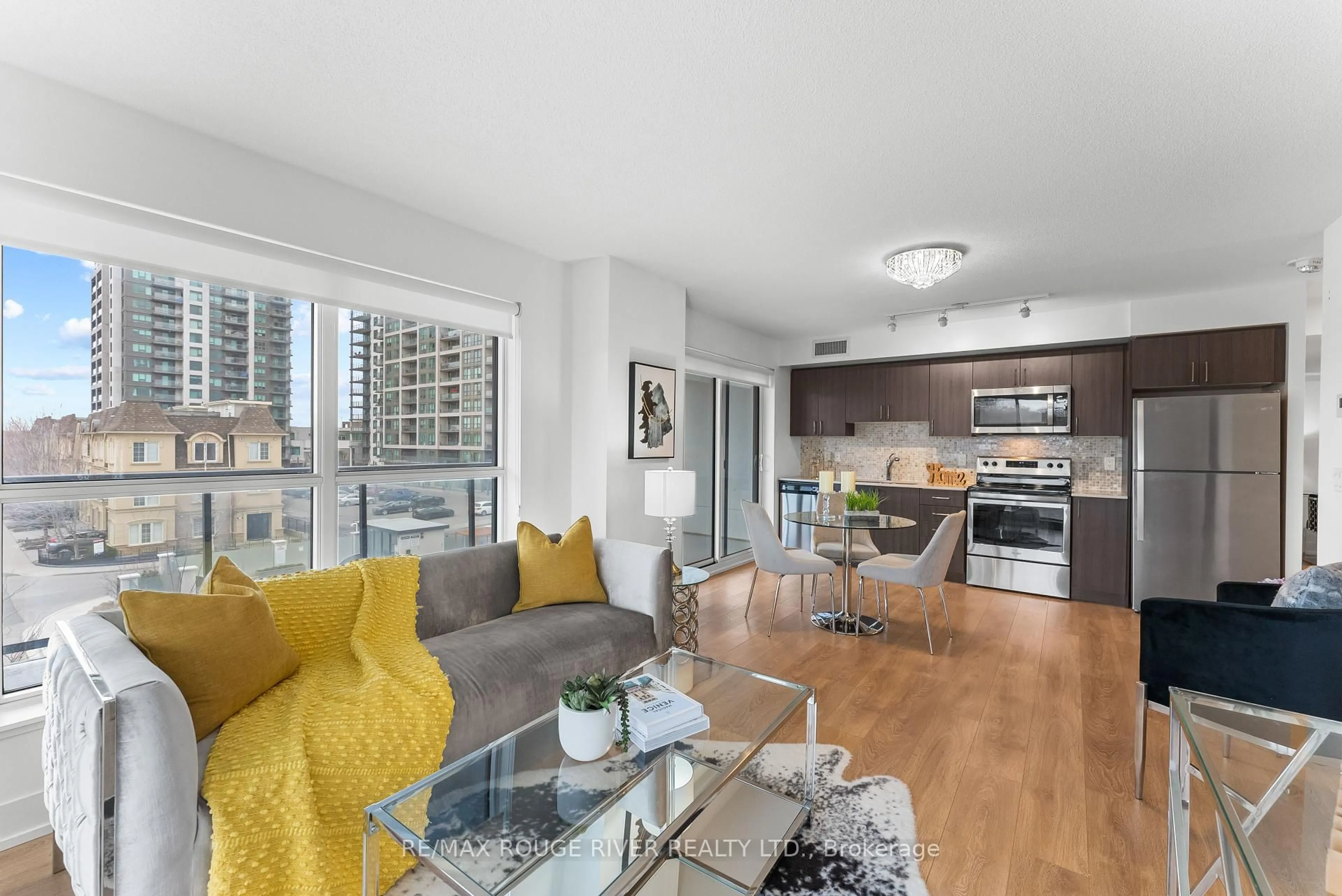 Living room with furniture, unknown for 1255 Bayly St #307, Pickering Ontario L1W 0B6