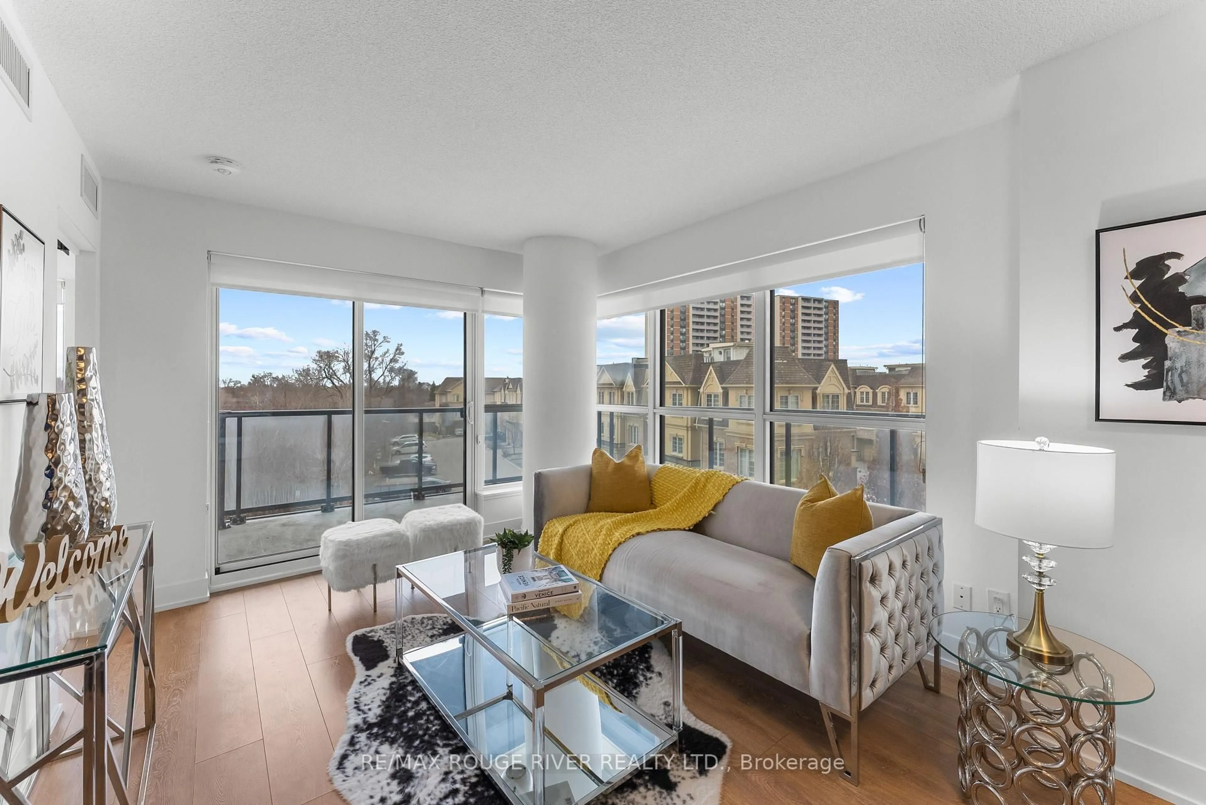 Living room with furniture, unknown for 1255 Bayly St #307, Pickering Ontario L1W 0B6