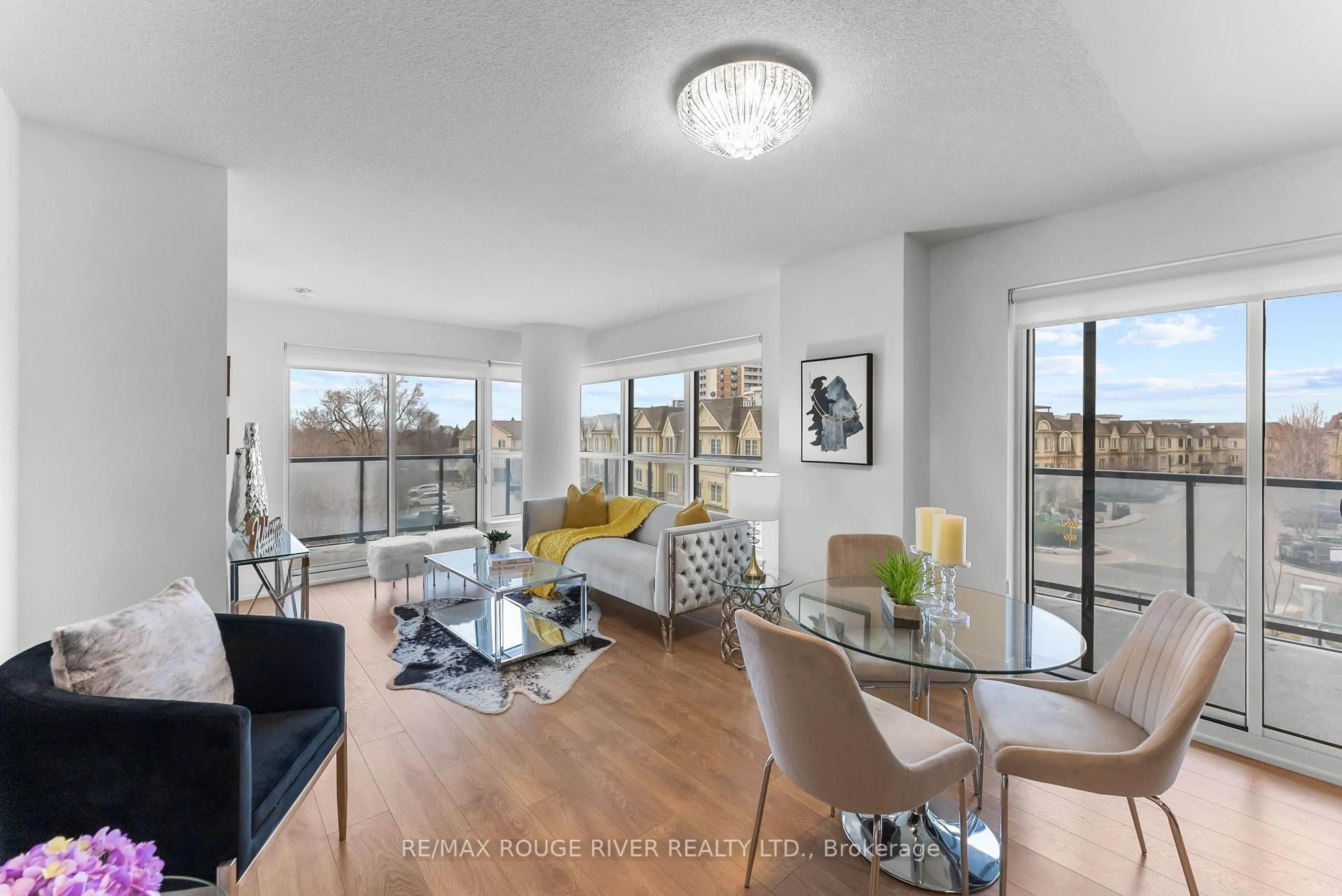 Living room with furniture, unknown for 1255 Bayly St #307, Pickering Ontario L1W 0B6