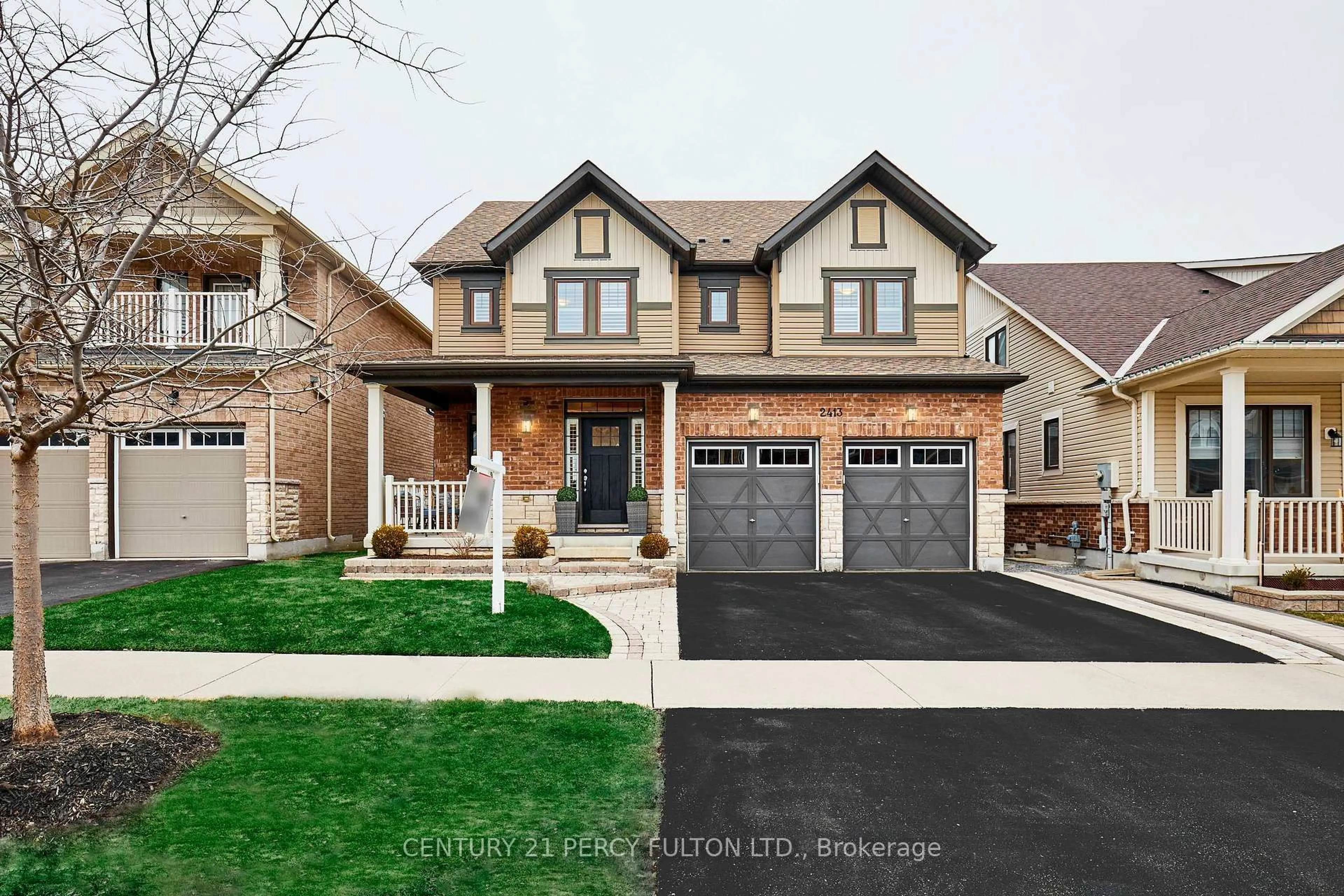 Home with brick exterior material, street for 2413 New Providence St, Oshawa Ontario L1L 0G2
