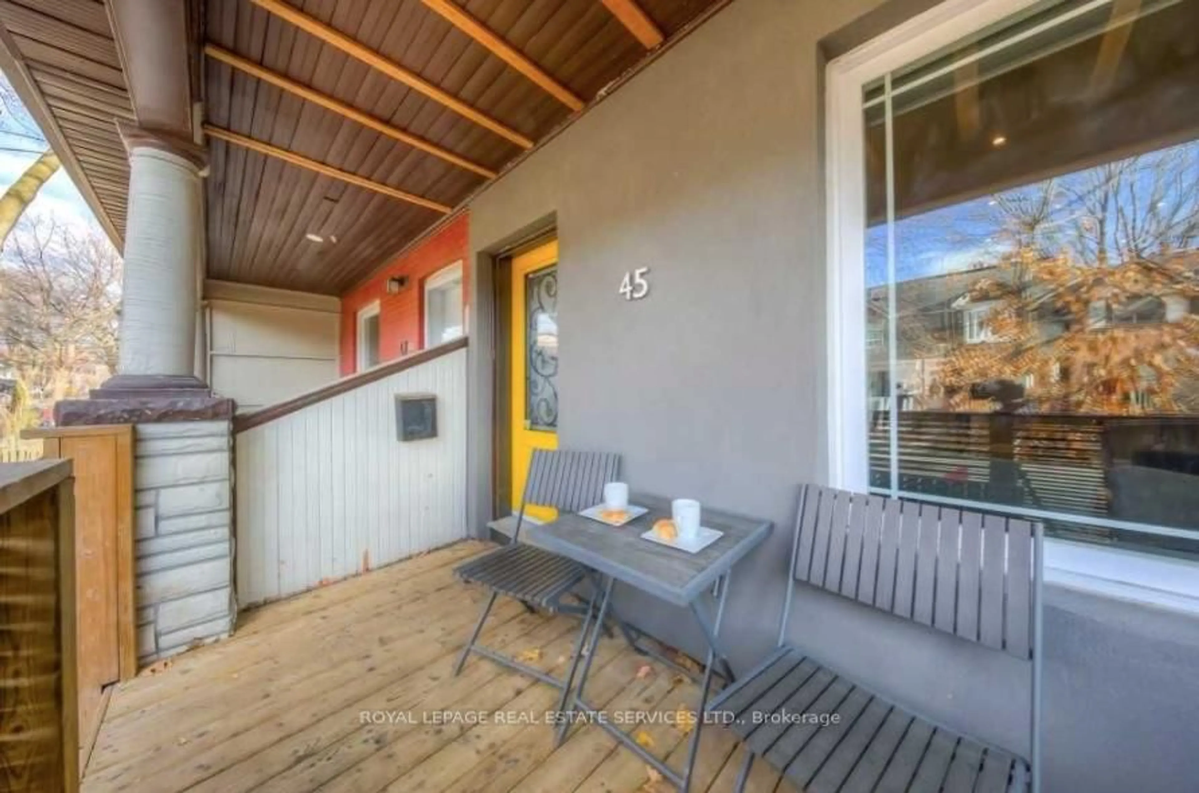 Patio, street for 45 Empire Ave, Toronto Ontario M4M 2L3