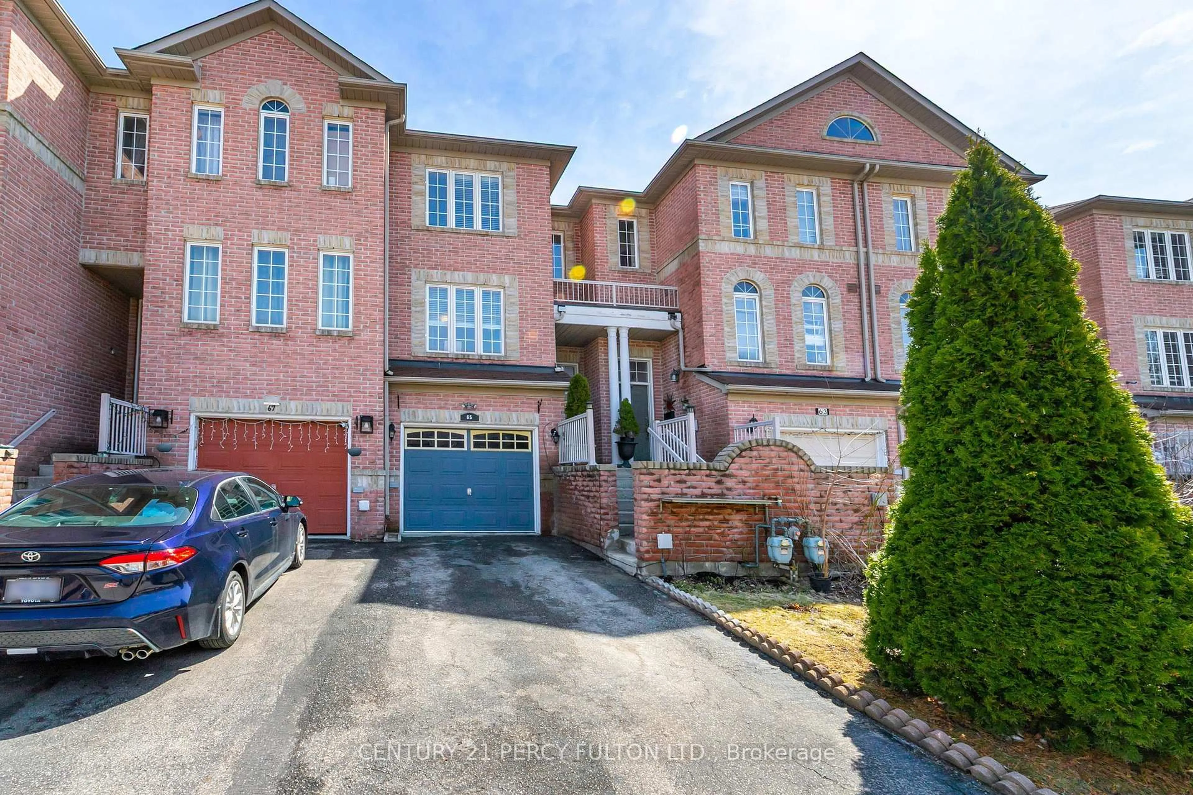 Home with brick exterior material, street for 65 Conn Smythe Dr, Toronto Ontario M1J 3P6