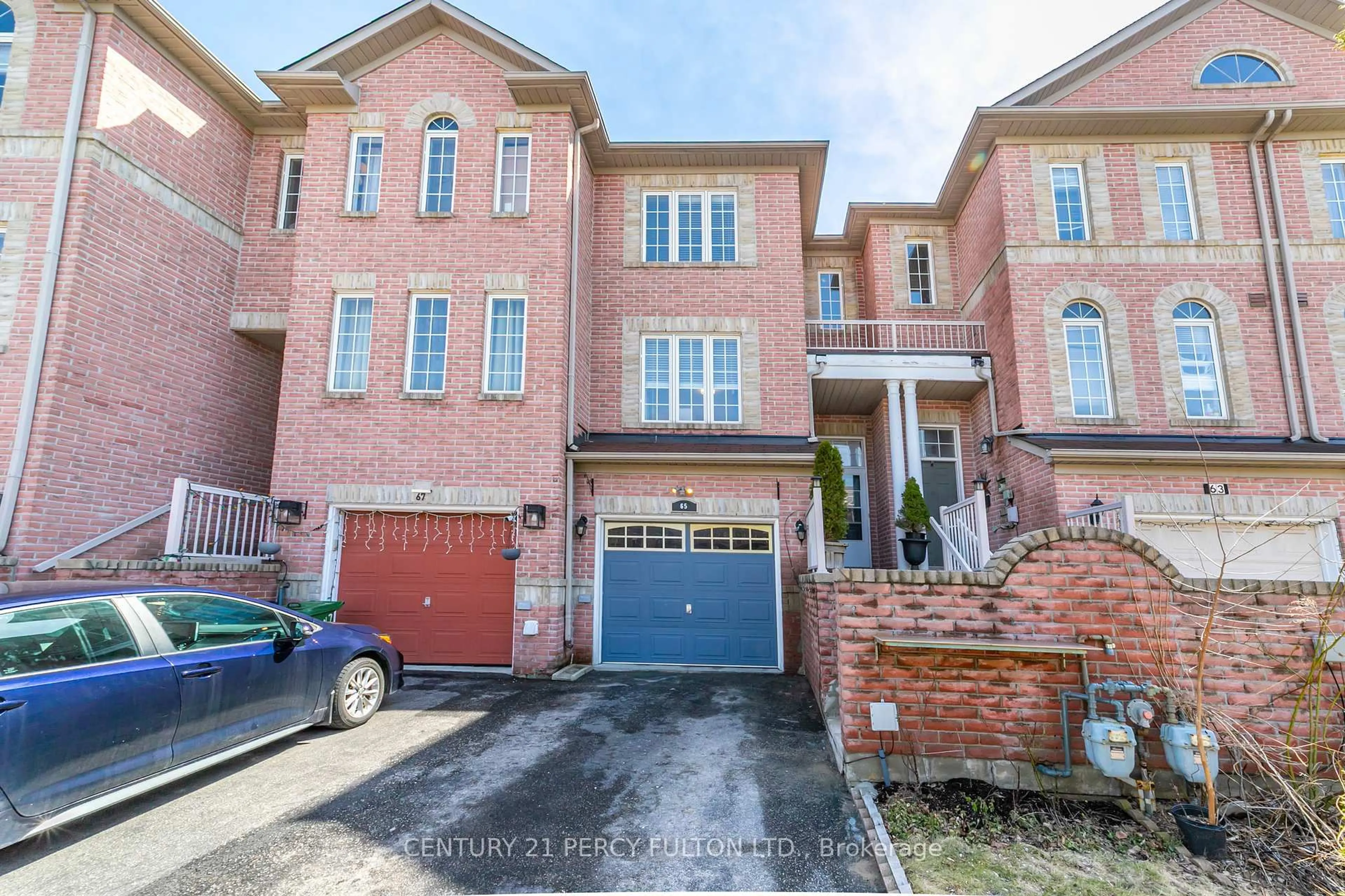 Home with brick exterior material, street for 65 Conn Smythe Dr, Toronto Ontario M1J 3P6
