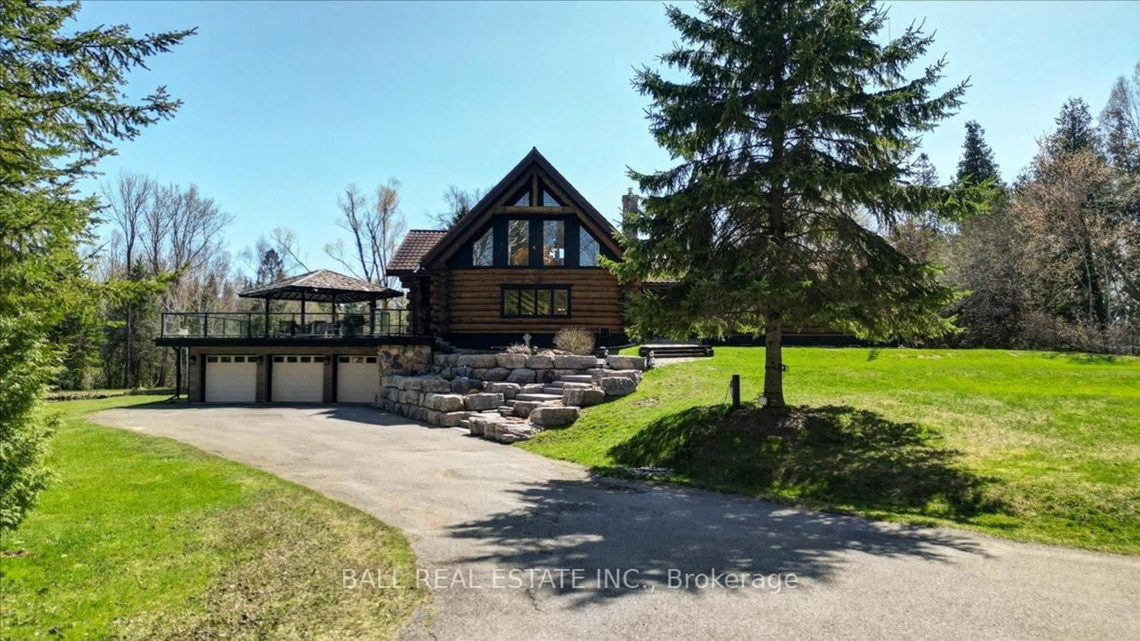 A pic from outside/outdoor area/front of a property/back of a property/a pic from drone, unknown for 3671 Edgerton Rd, Scugog Ontario L0B 1B0