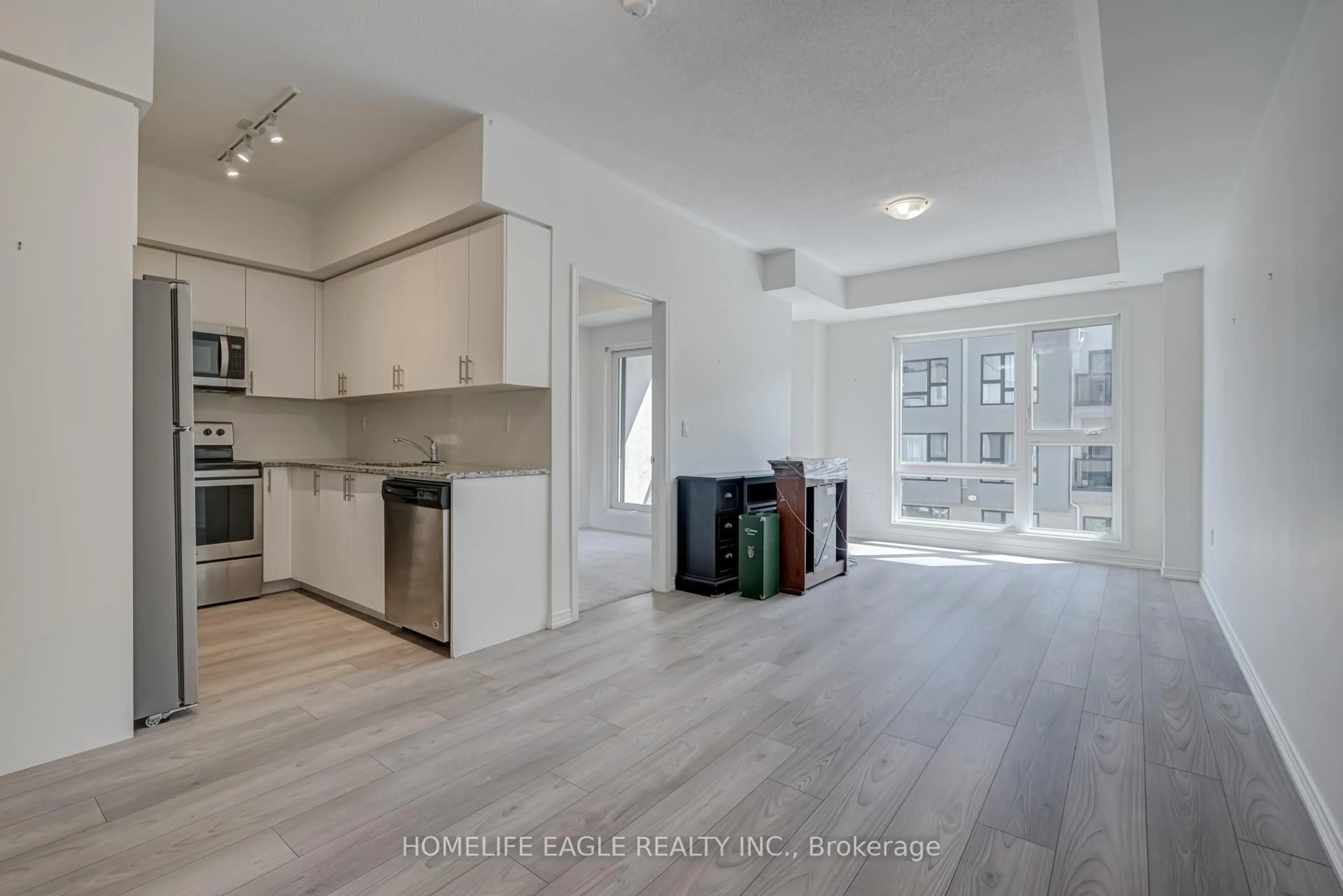 Open concept kitchen, unknown for 8825 Sheppard Ave #311, Toronto Ontario M1B 0E3