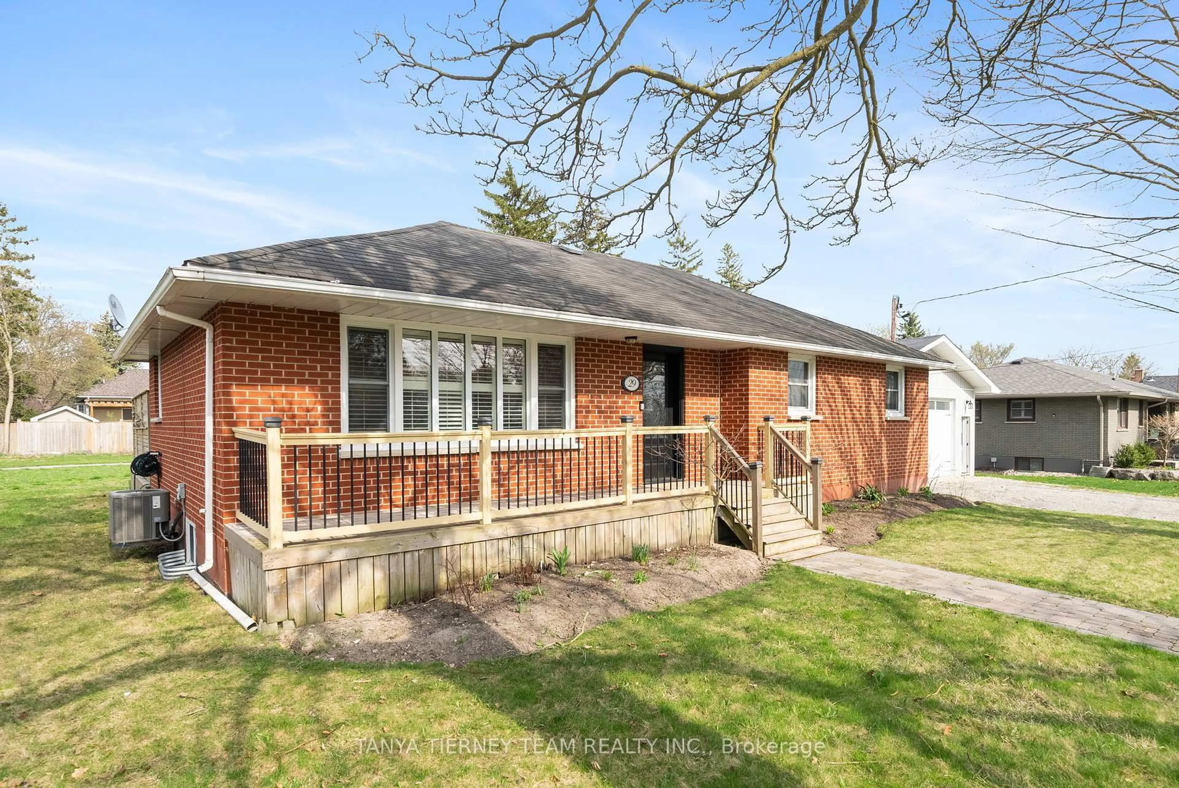 Home with brick exterior material, street for 29 Queen St, Whitby Ontario L1M 1C5