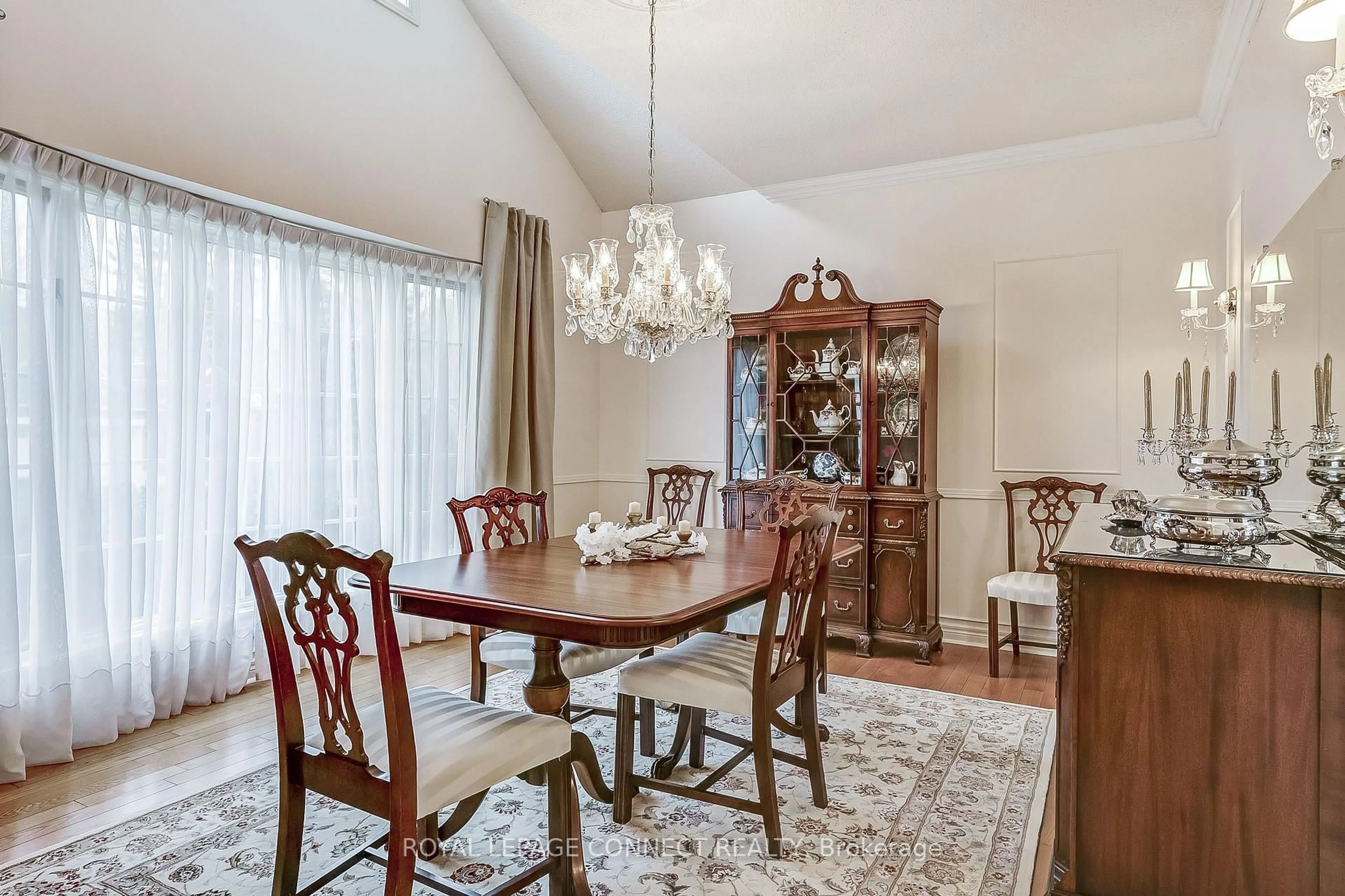 Dining room, wood/laminate floor for 58 Brimwood Crt, Pickering Ontario L1V 6L1