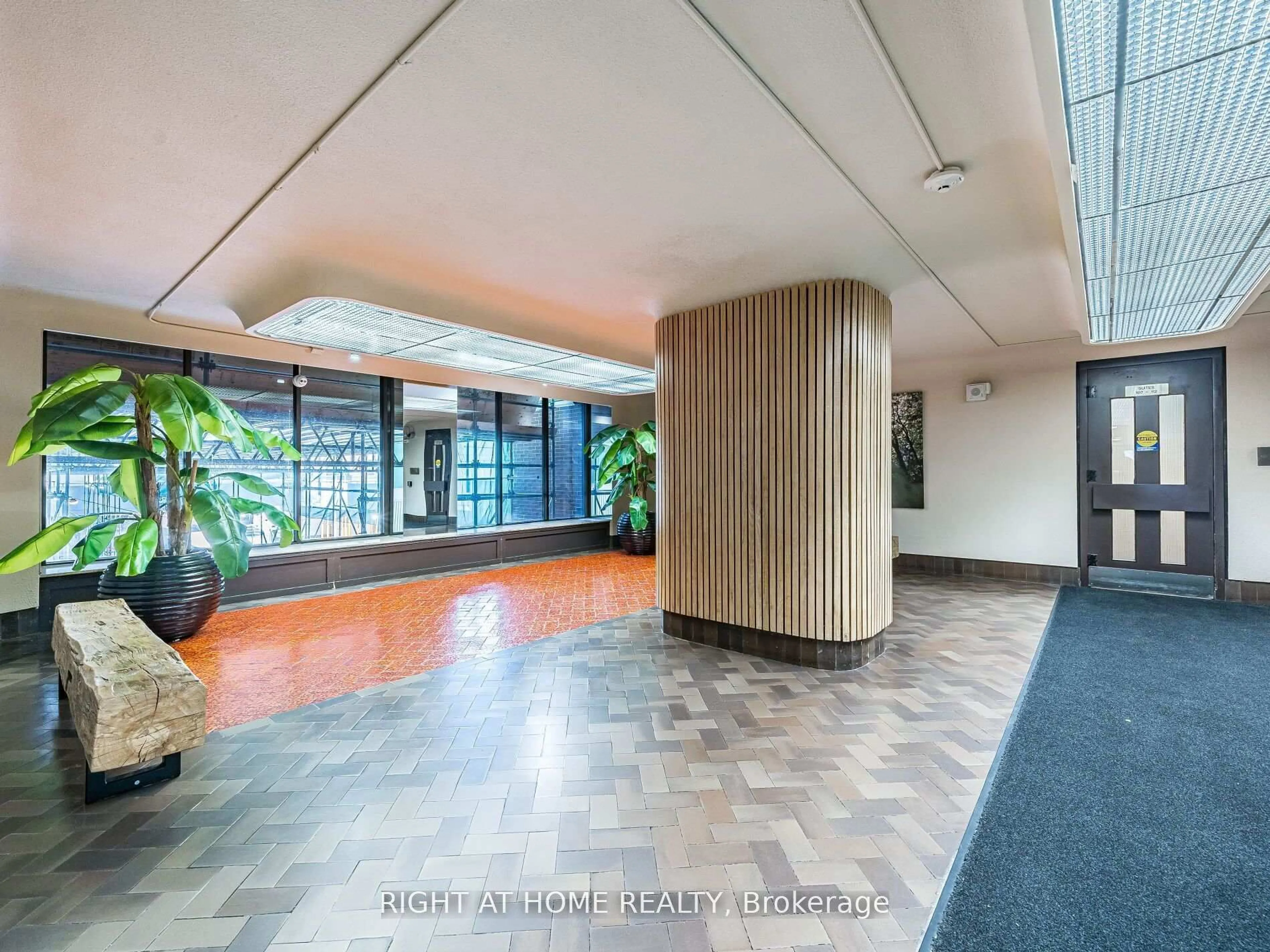 Indoor foyer for 1 Massey Sq #2203, Toronto Ontario M4C 5L4