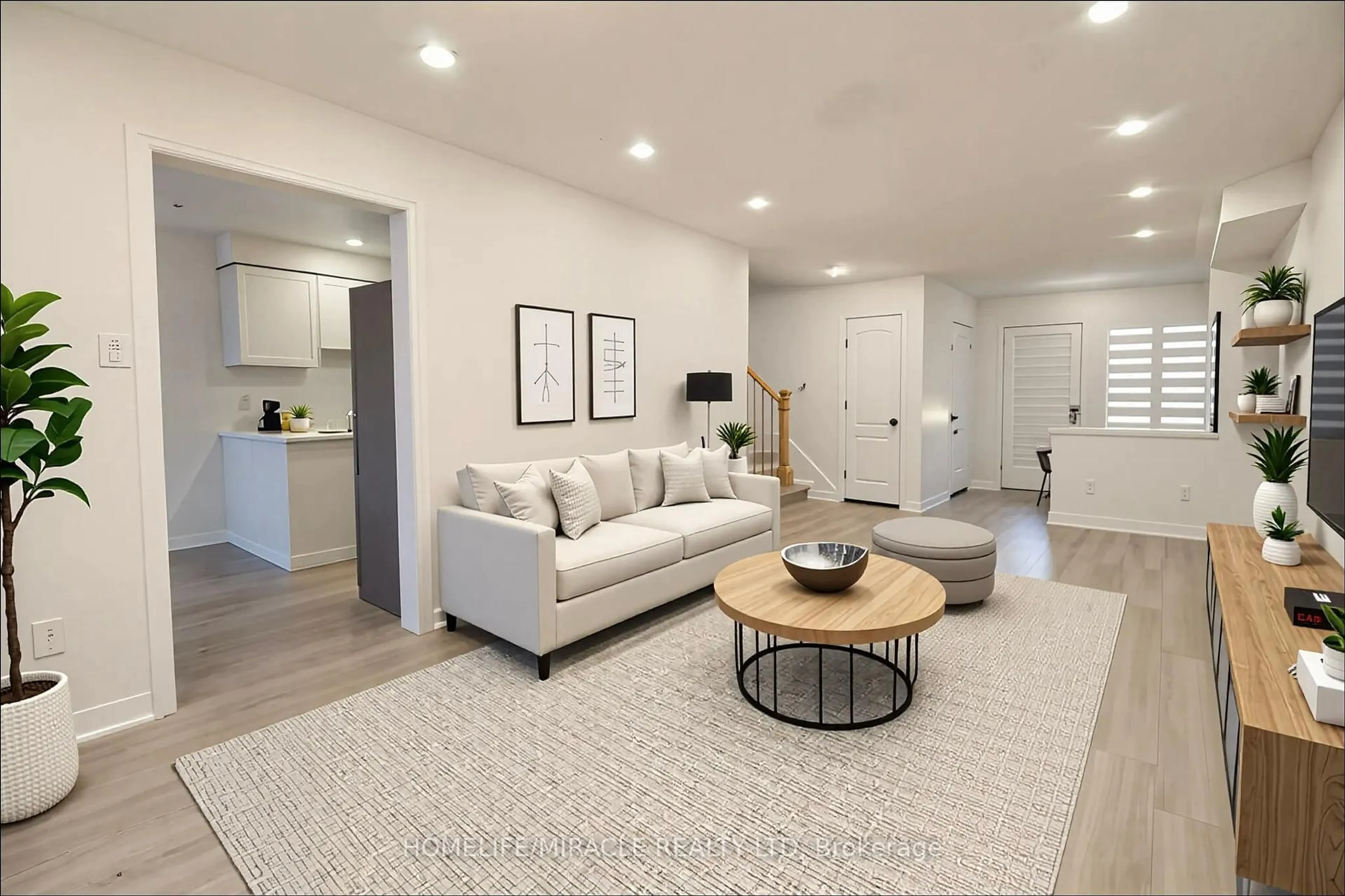 Living room with furniture, unknown for 67 Dadson Dr, Clarington Ontario L1C 5J1