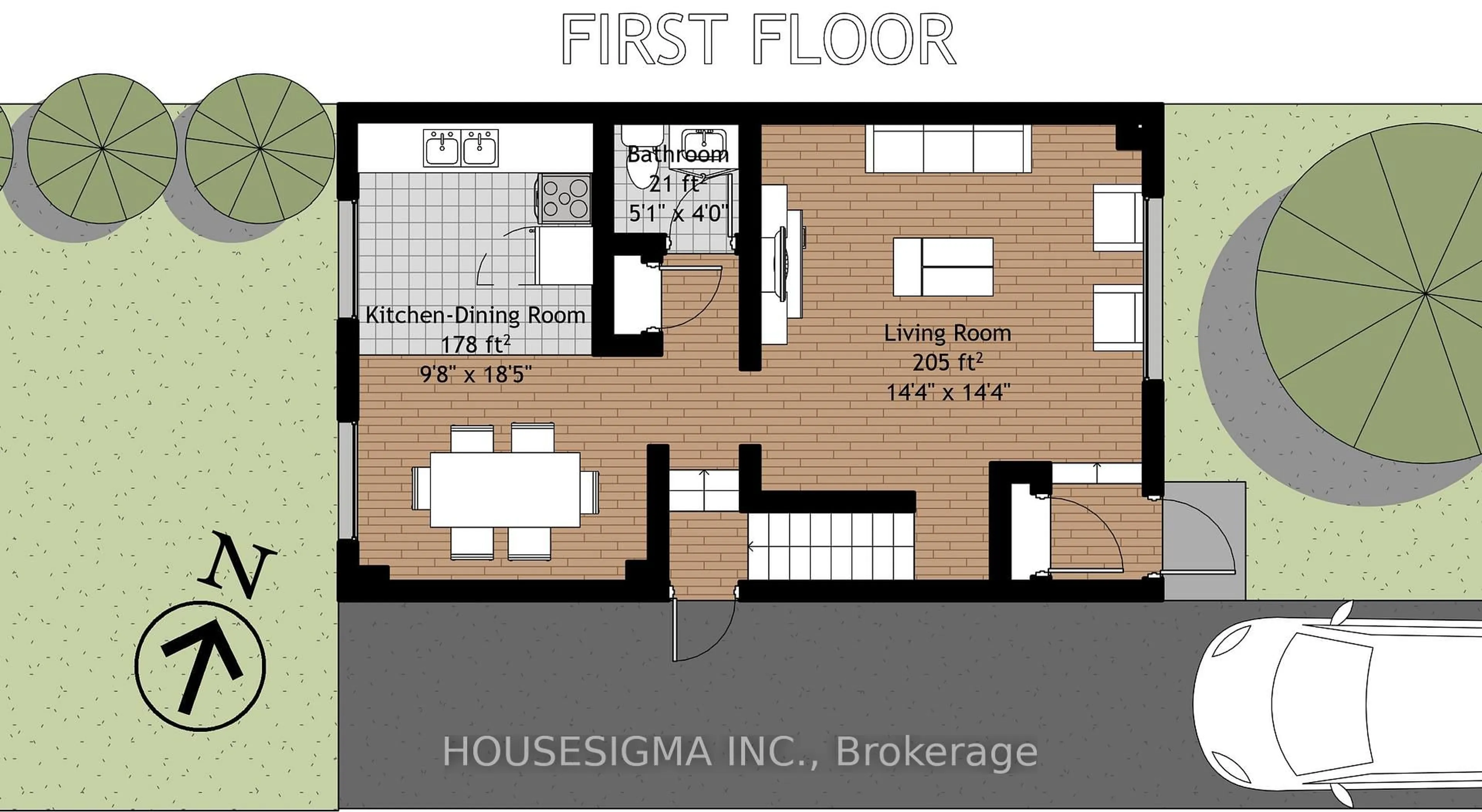 Floor plan for 66 Waverly St, Oshawa Ontario L1J 5T7