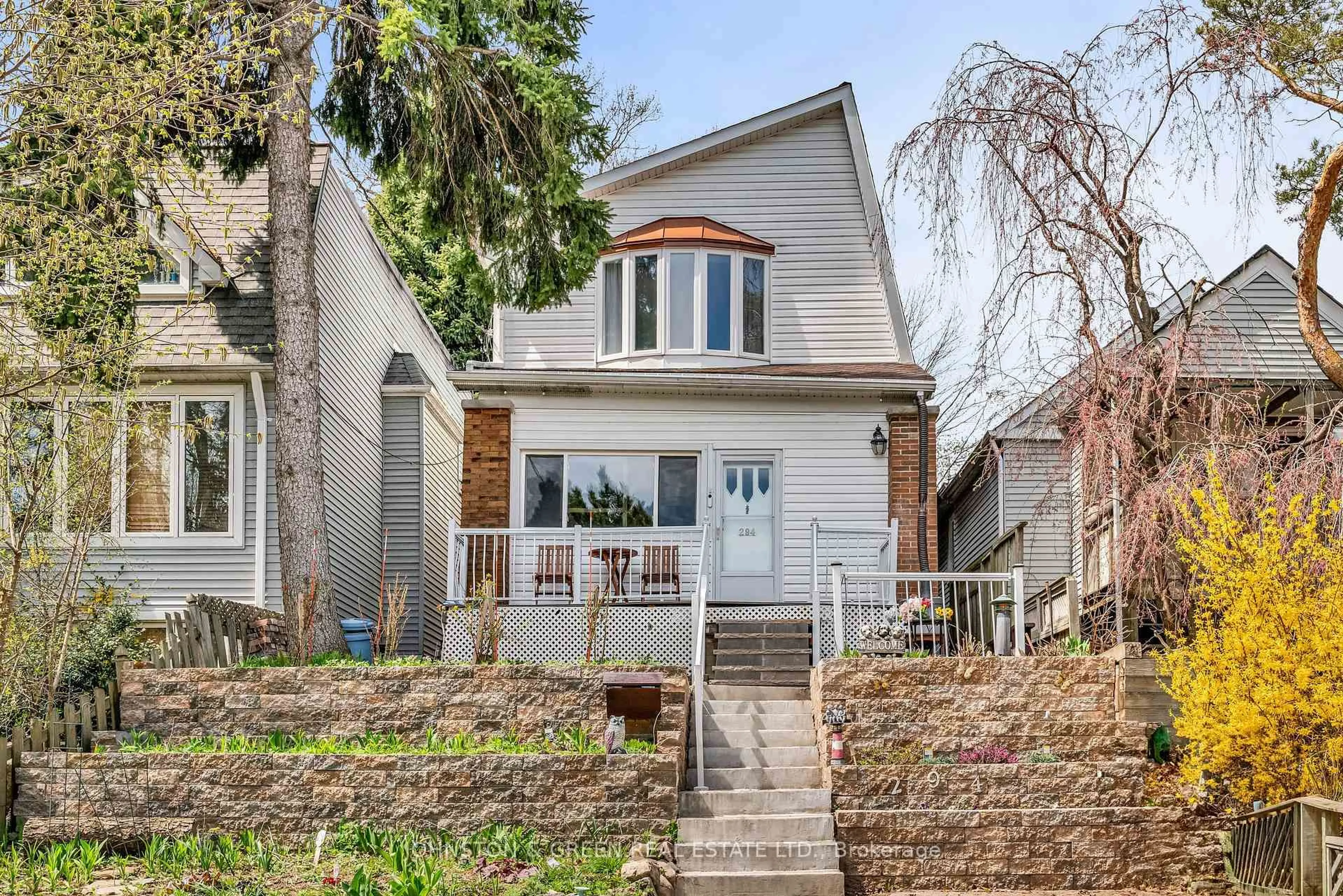 Home with brick exterior material, street for 294 Oak Park Ave, Toronto Ontario M4C 4N5