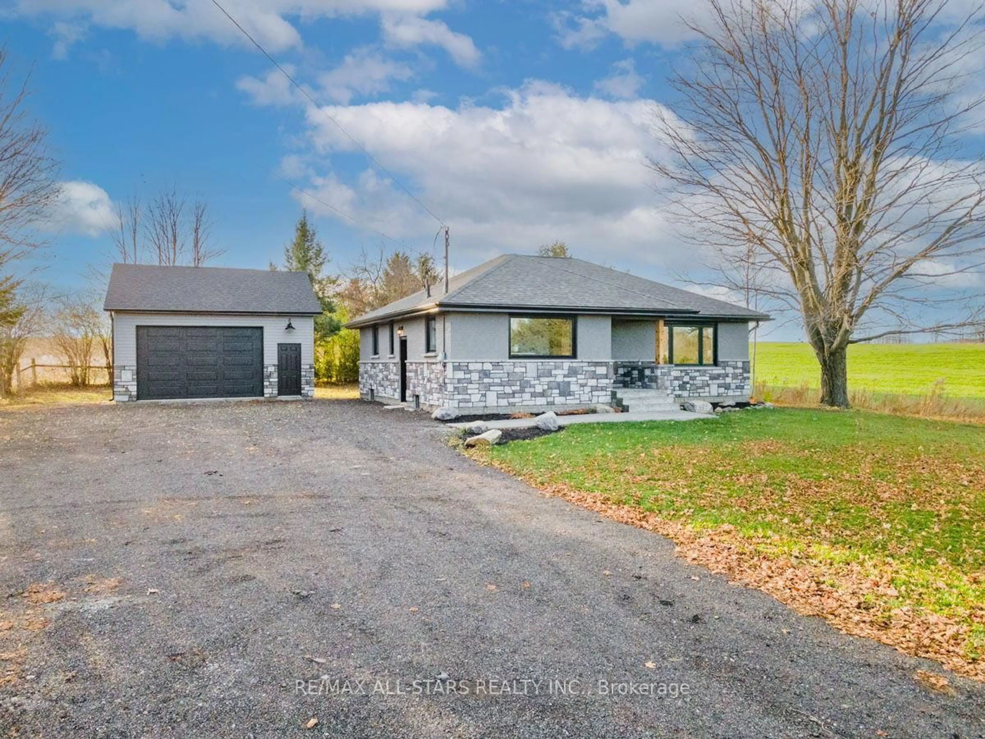 A pic from outside/outdoor area/front of a property/back of a property/a pic from drone, street for 21250 Highway 12 N/A, Scugog Ontario L9P 1R3