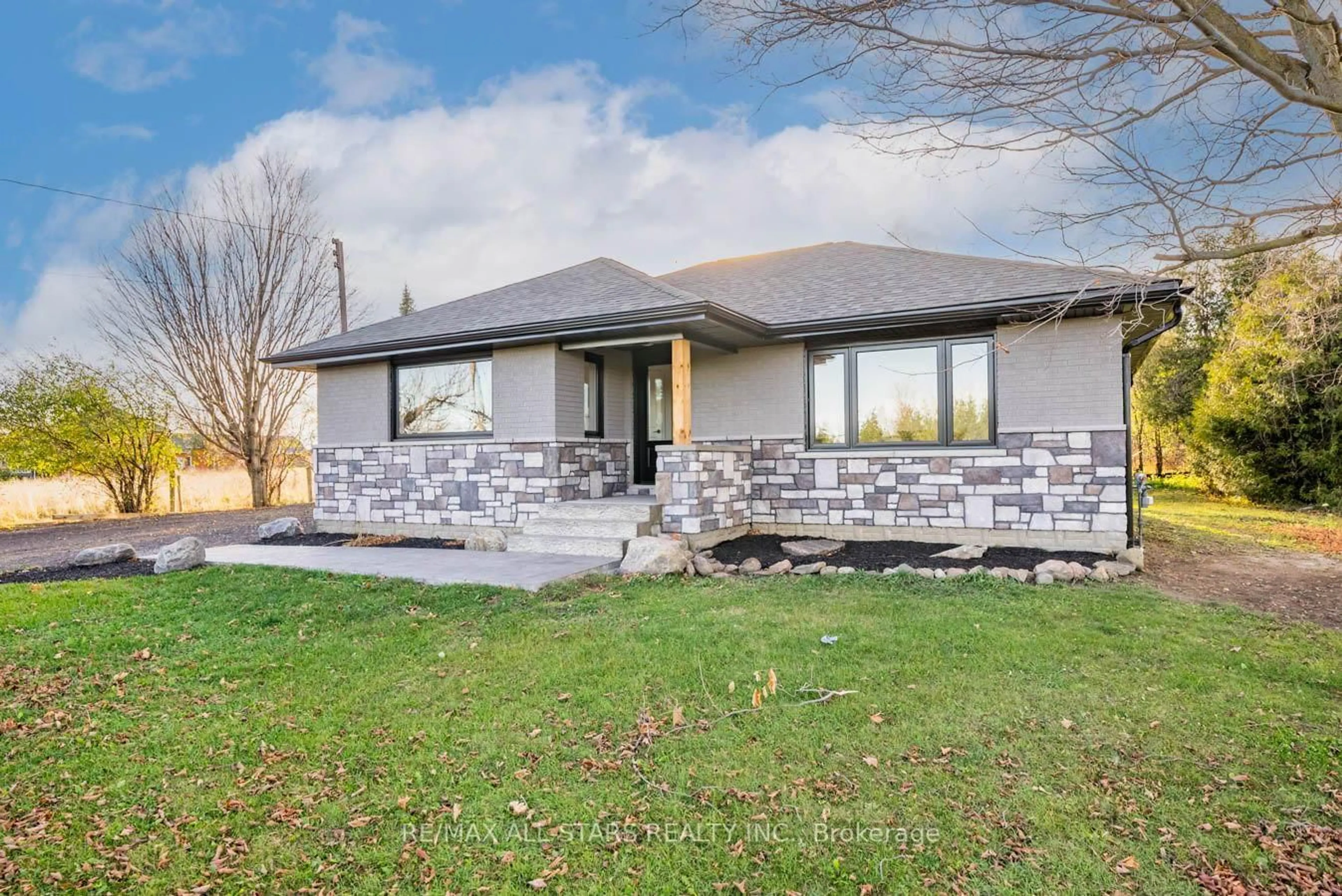 Home with brick exterior material, unknown for 21250 Highway 12 N/A, Scugog Ontario L9P 1R3