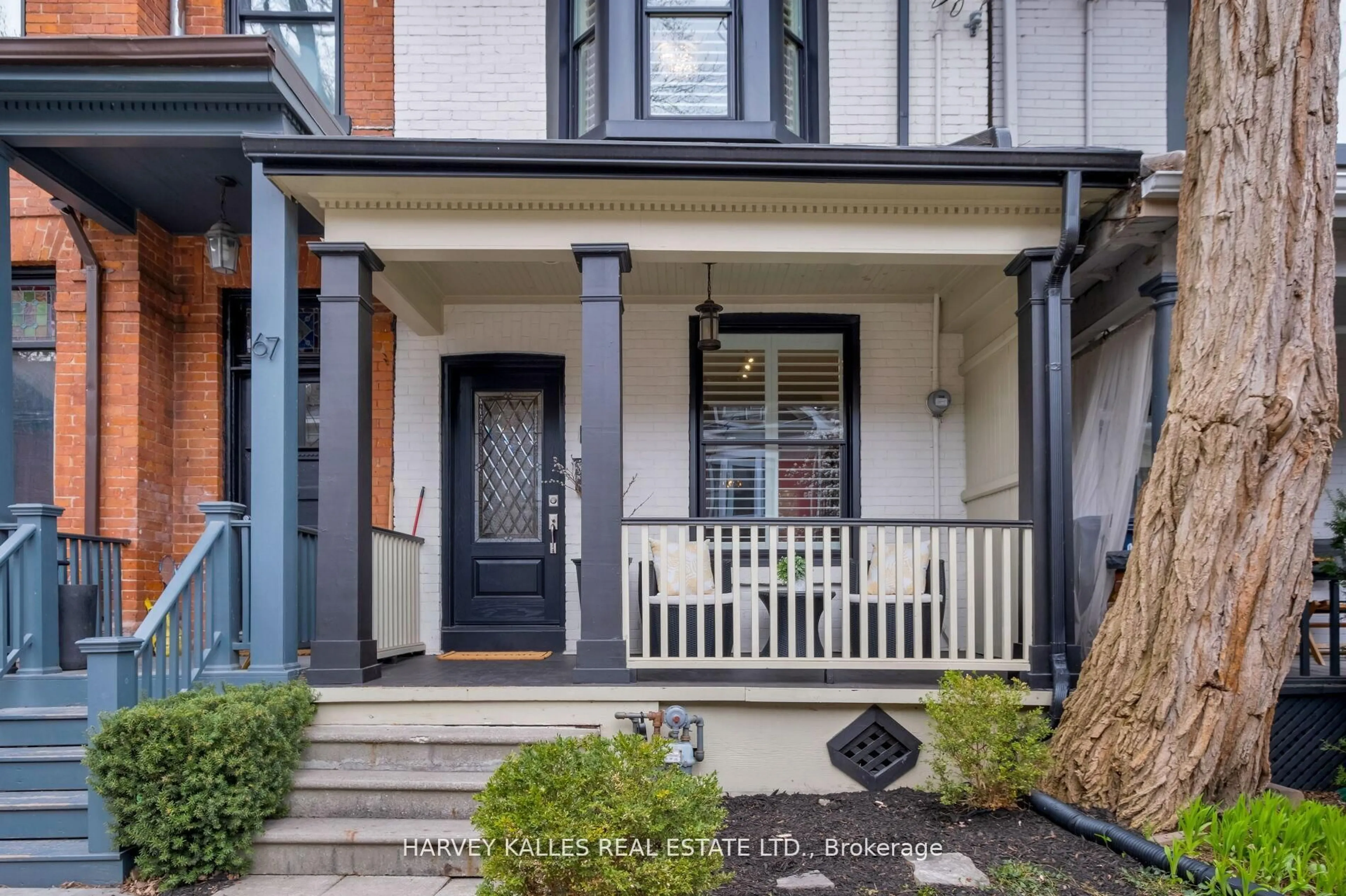 Home with brick exterior material, street for 65 Tiverton Ave, Toronto Ontario M4M 2M1