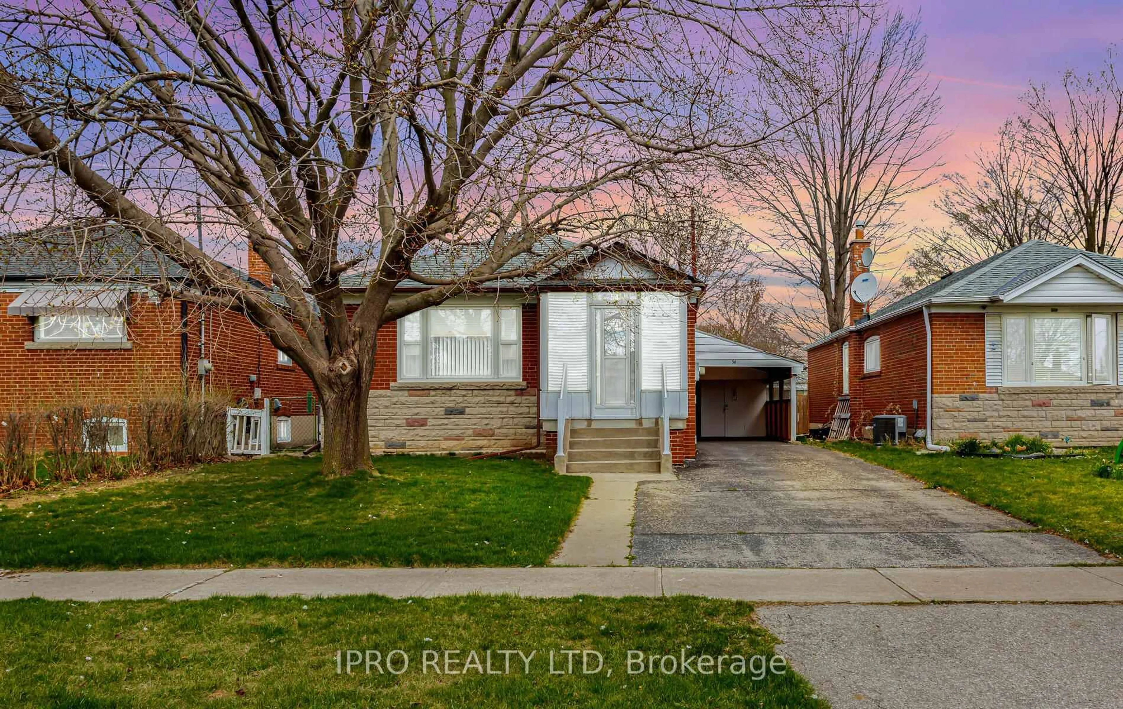 Home with brick exterior material, street for 54 Exford Dr, Toronto Ontario M1P 1M3