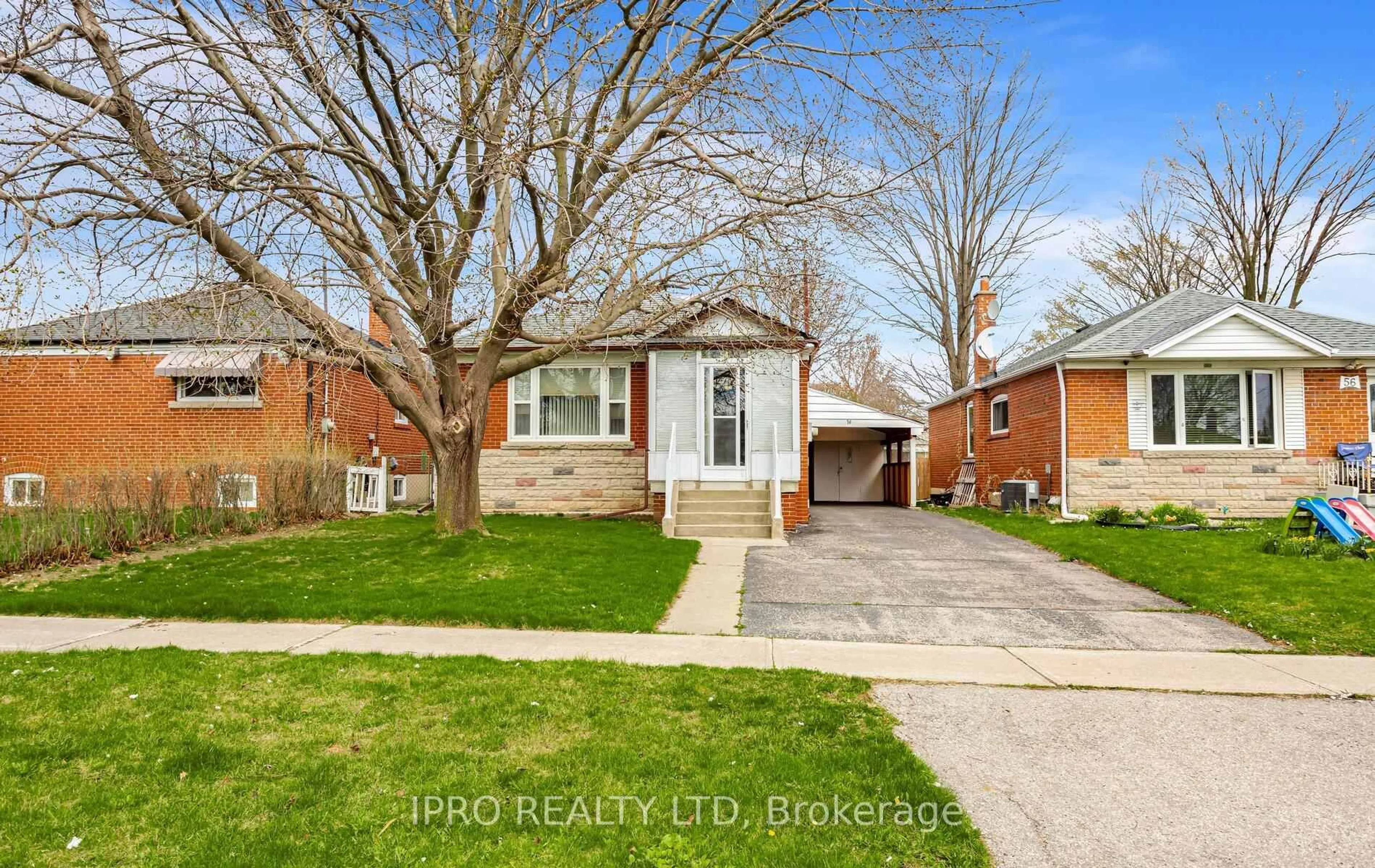 Home with brick exterior material, street for 54 Exford Dr, Toronto Ontario M1P 1M3