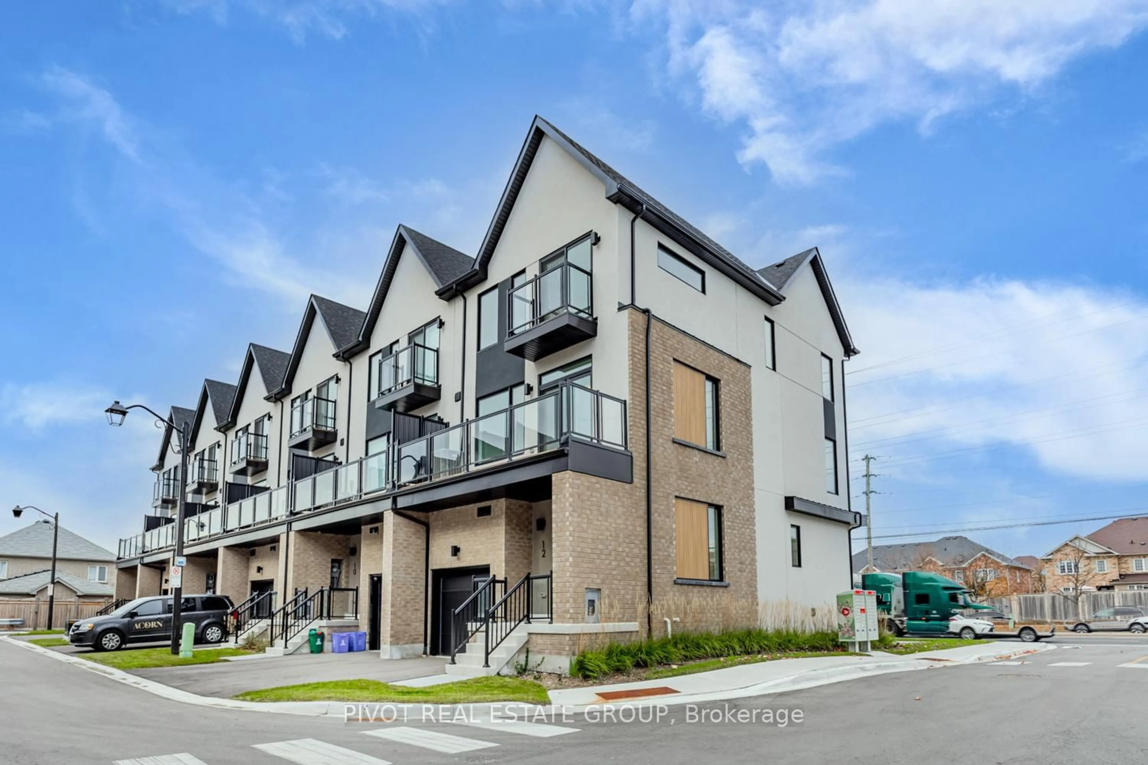 A pic from outside/outdoor area/front of a property/back of a property/a pic from drone, street for 12 Lively Way, Whitby Ontario L1R 0S3