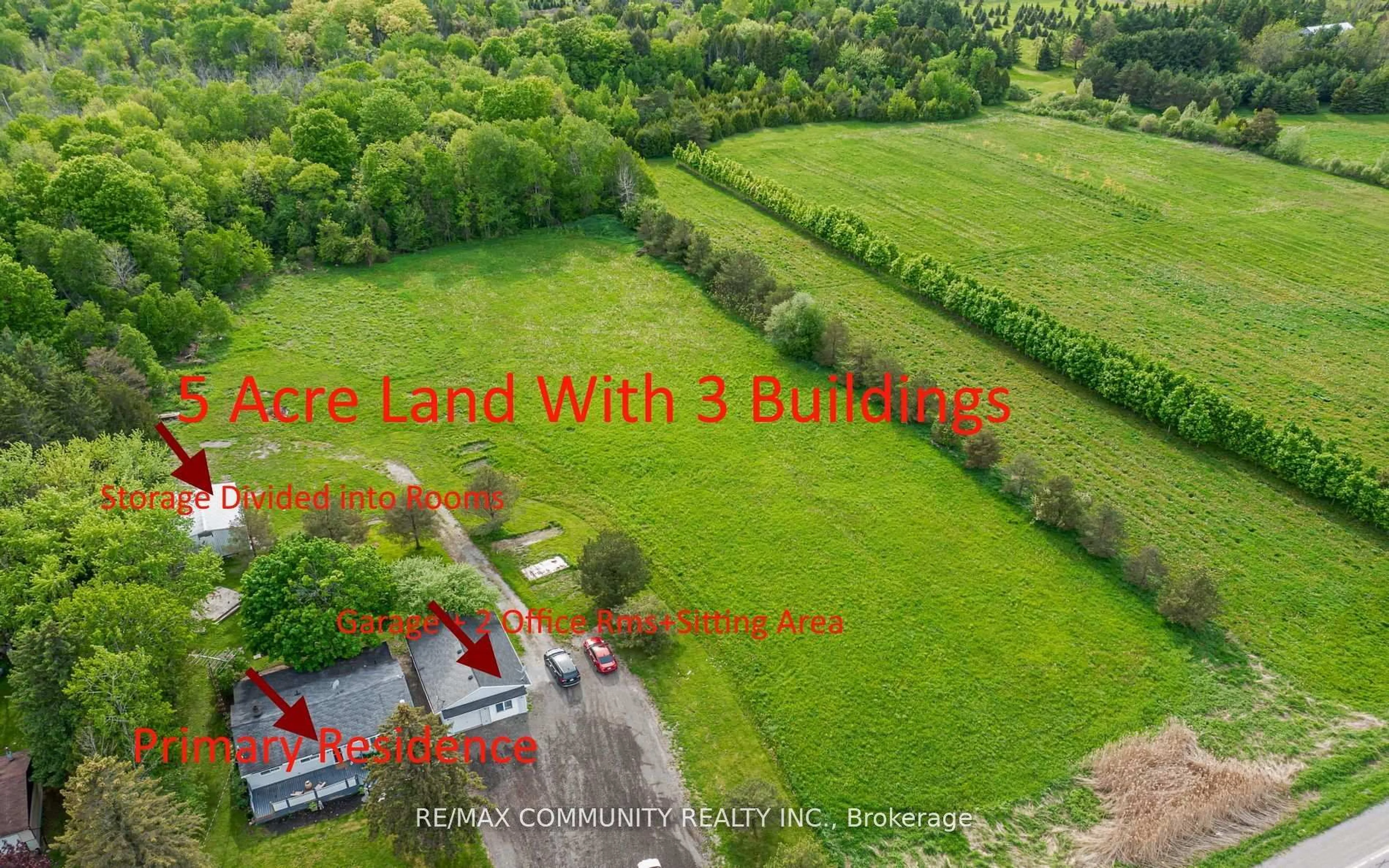 A pic from outside/outdoor area/front of a property/back of a property/a pic from drone, building for 11490 Simcoe St, Scugog Ontario L9L 1B3