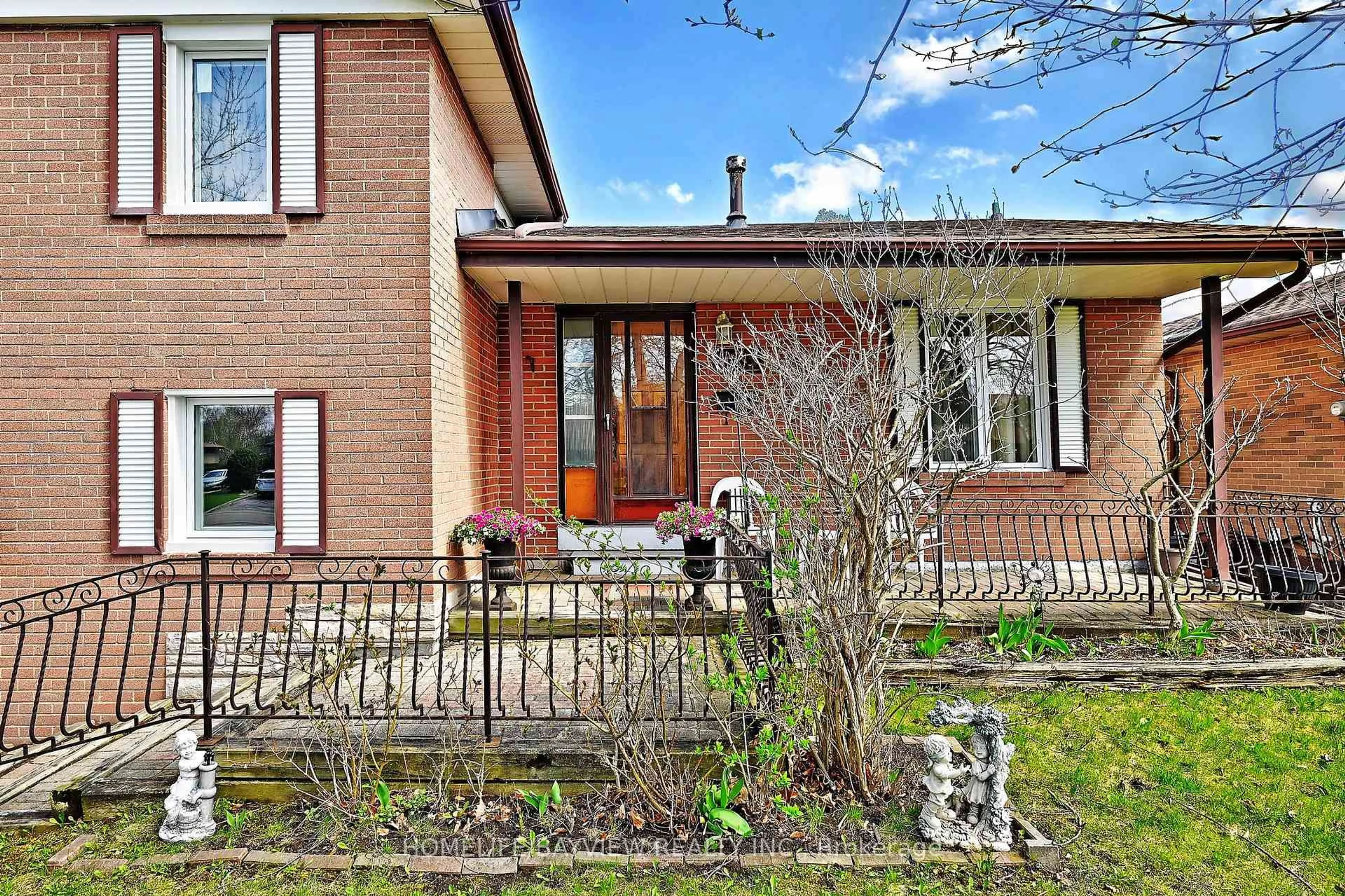 Home with brick exterior material, street for 433 Brimorton Dr, Toronto Ontario M1H 2E4