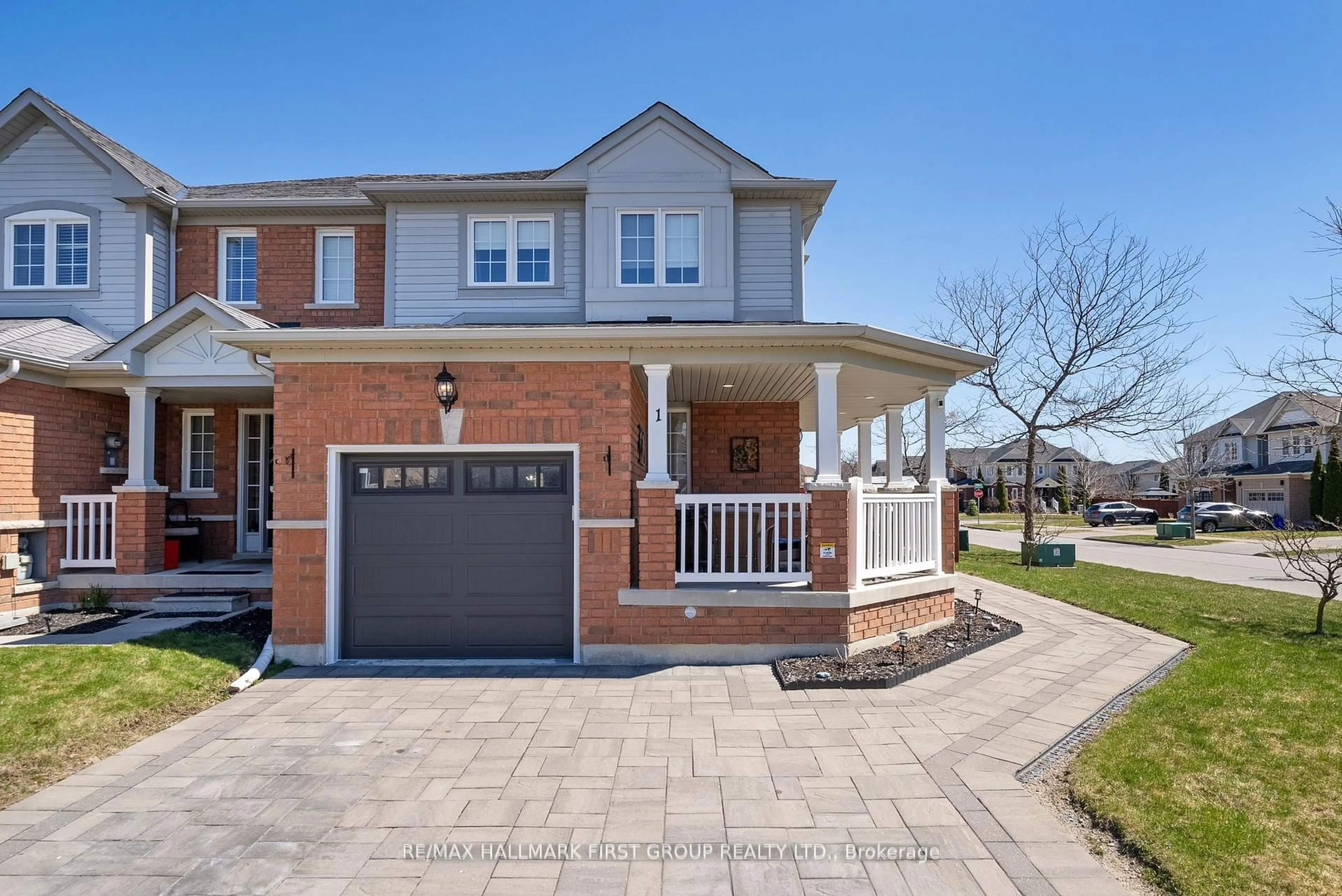 Home with brick exterior material, street for 1 Quackenbush St, Clarington Ontario L1C 0E6