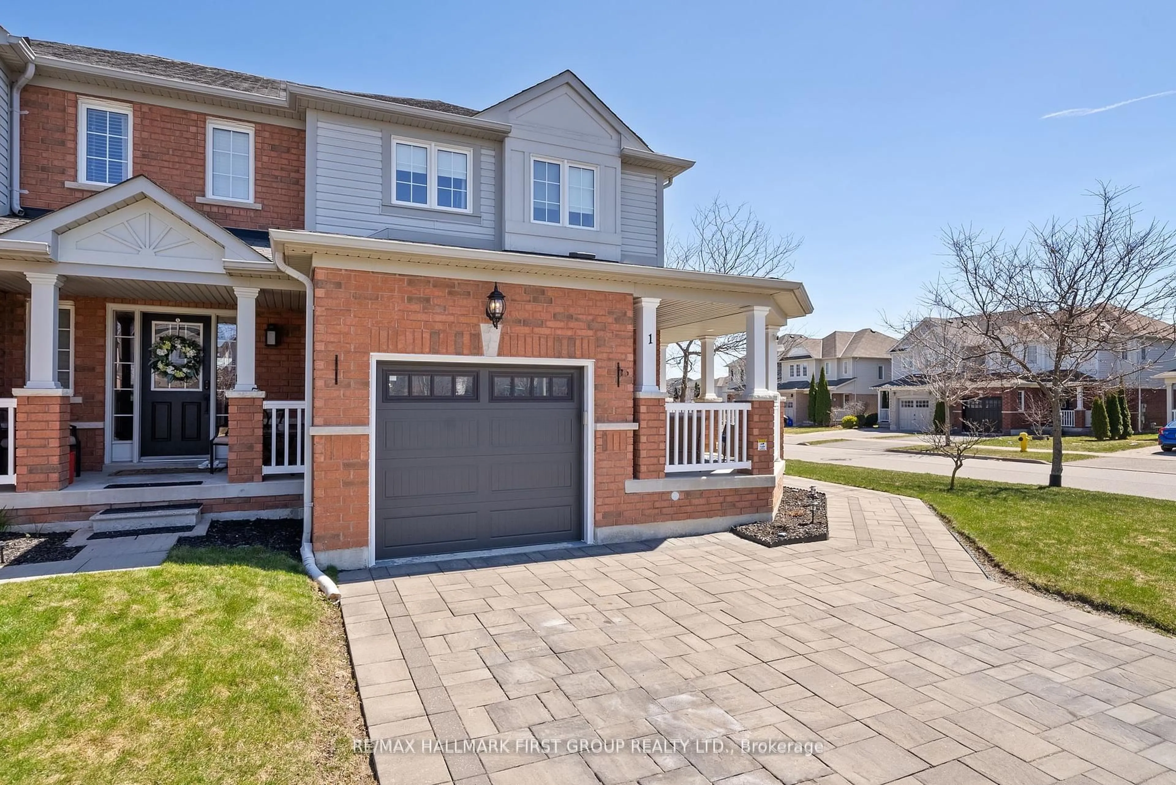 Home with brick exterior material, street for 1 Quackenbush St, Clarington Ontario L1C 0E6