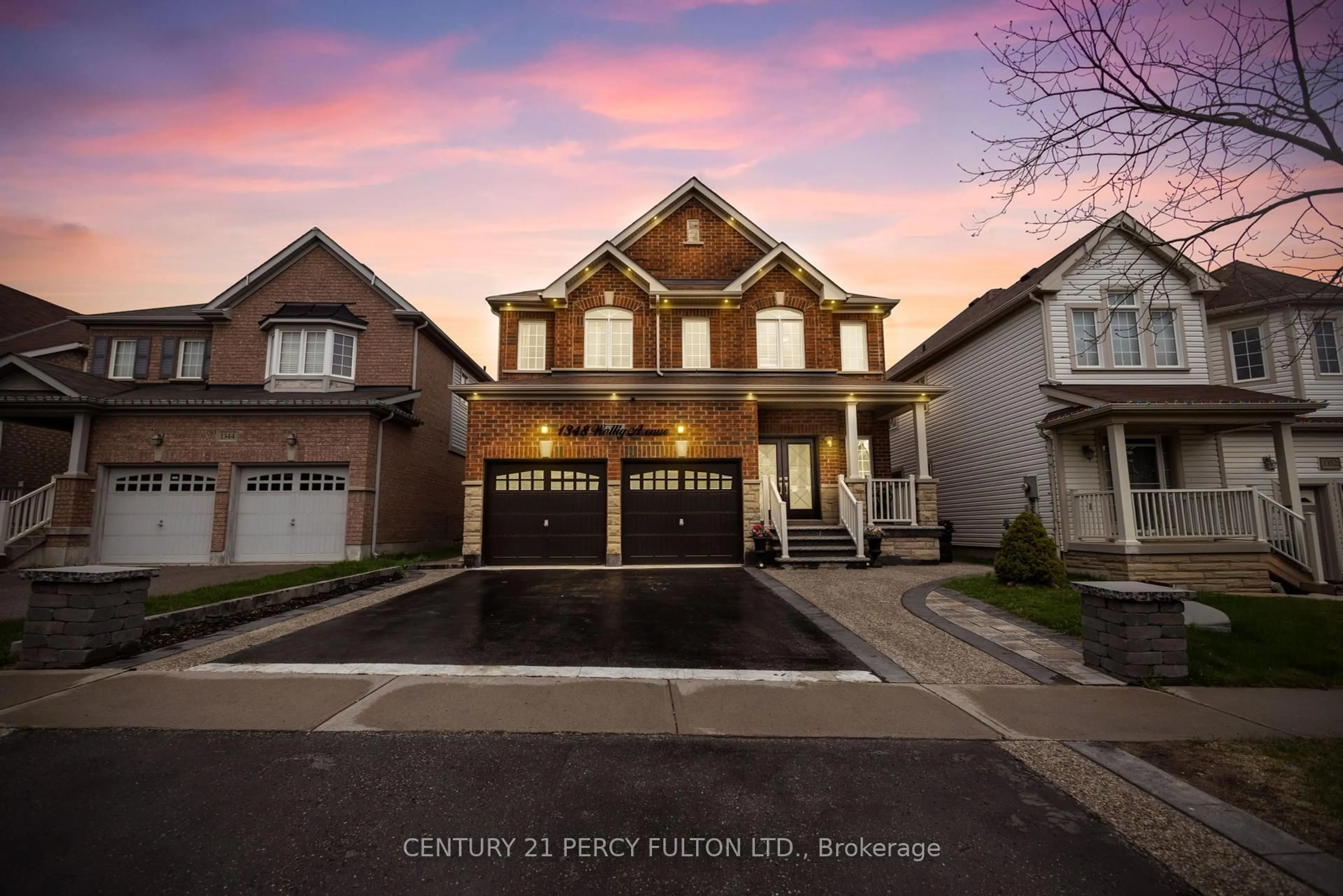 Home with brick exterior material, street for 1348 Wallig Ave, Oshawa Ontario L1K 0J5