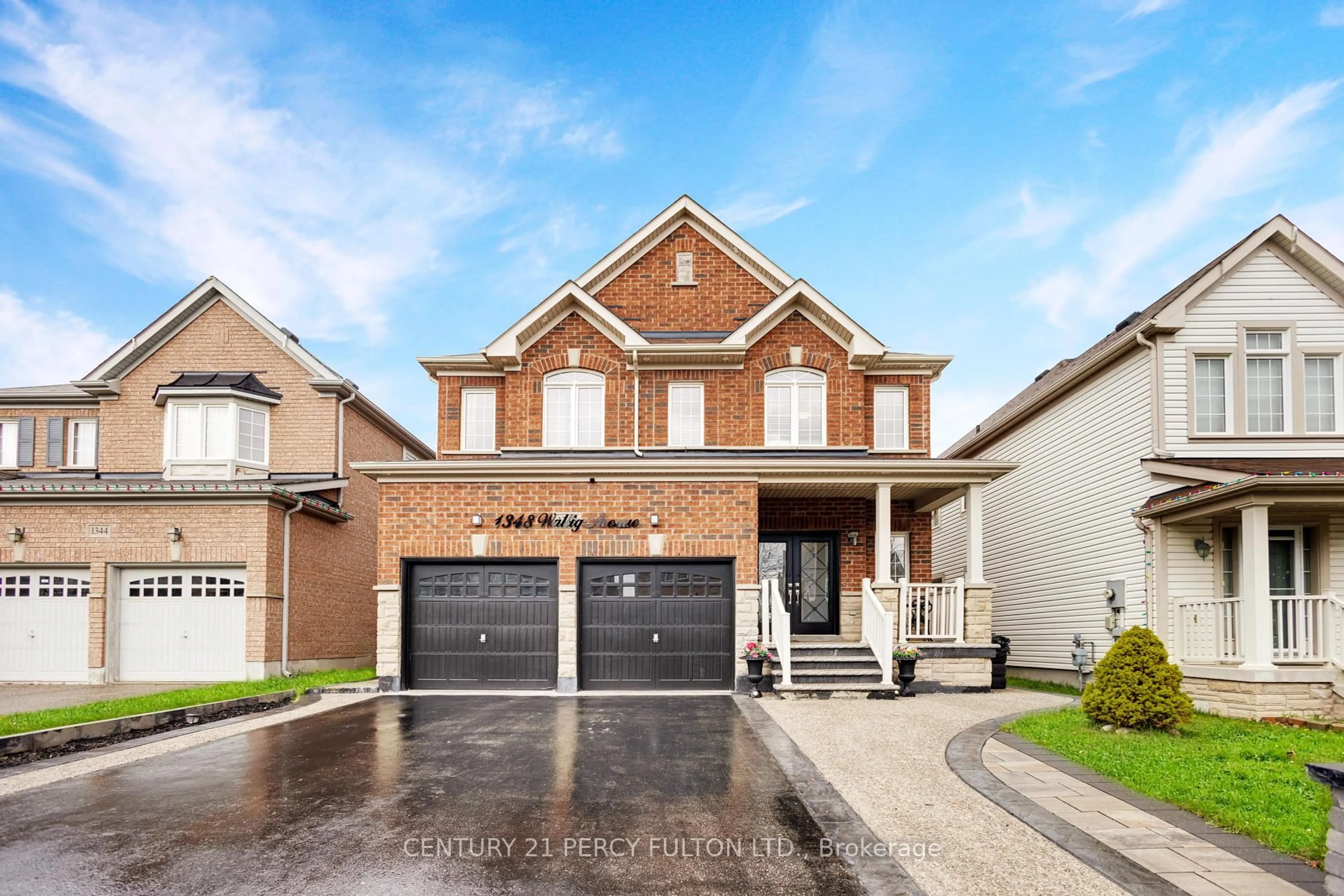 Home with brick exterior material, street for 1348 Wallig Ave, Oshawa Ontario L1K 0J5